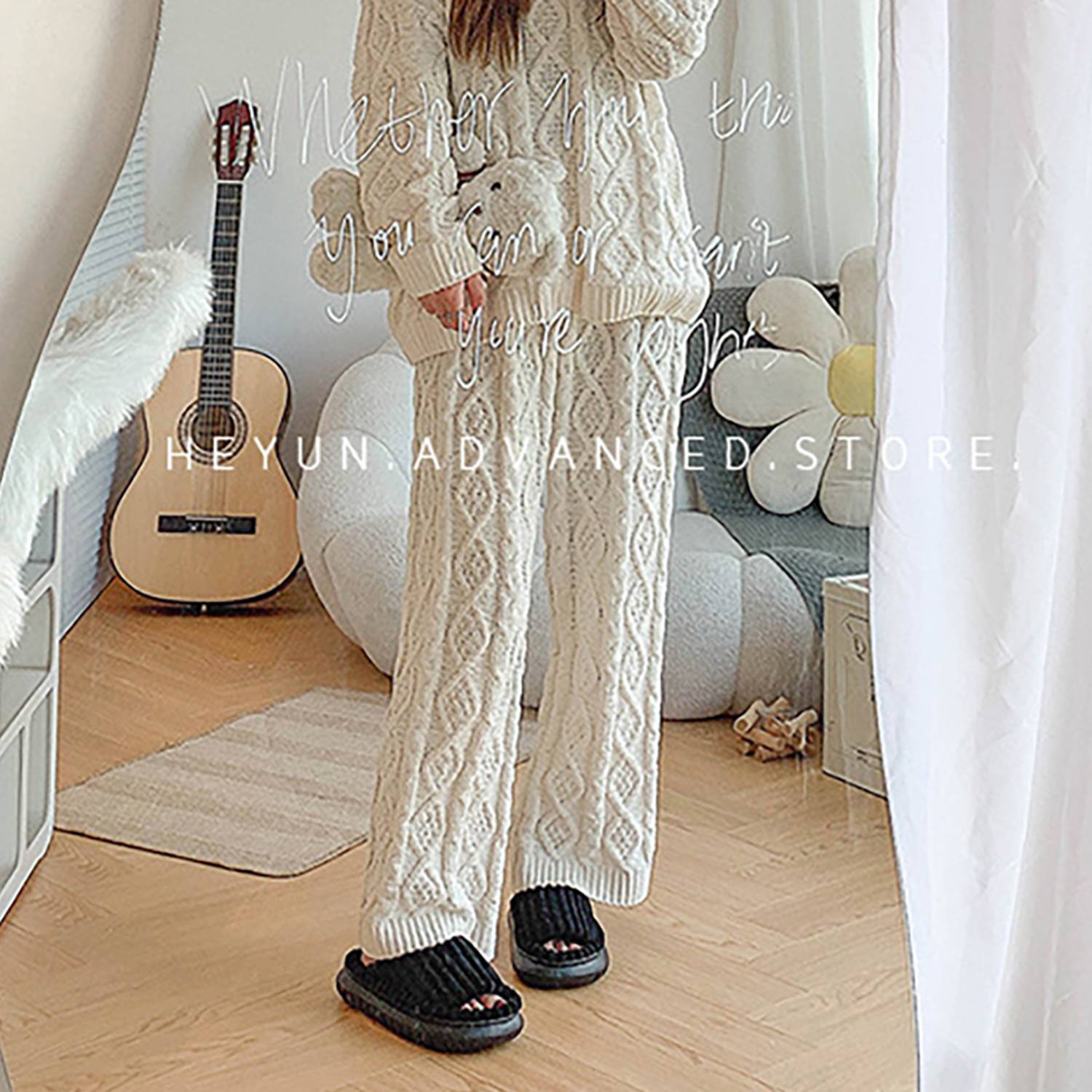 Summer Non-Slip Open-Toe Cotton Slippers 7