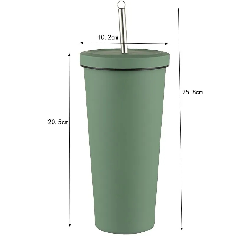 25 oz Stainless Steel Straw Cup 9