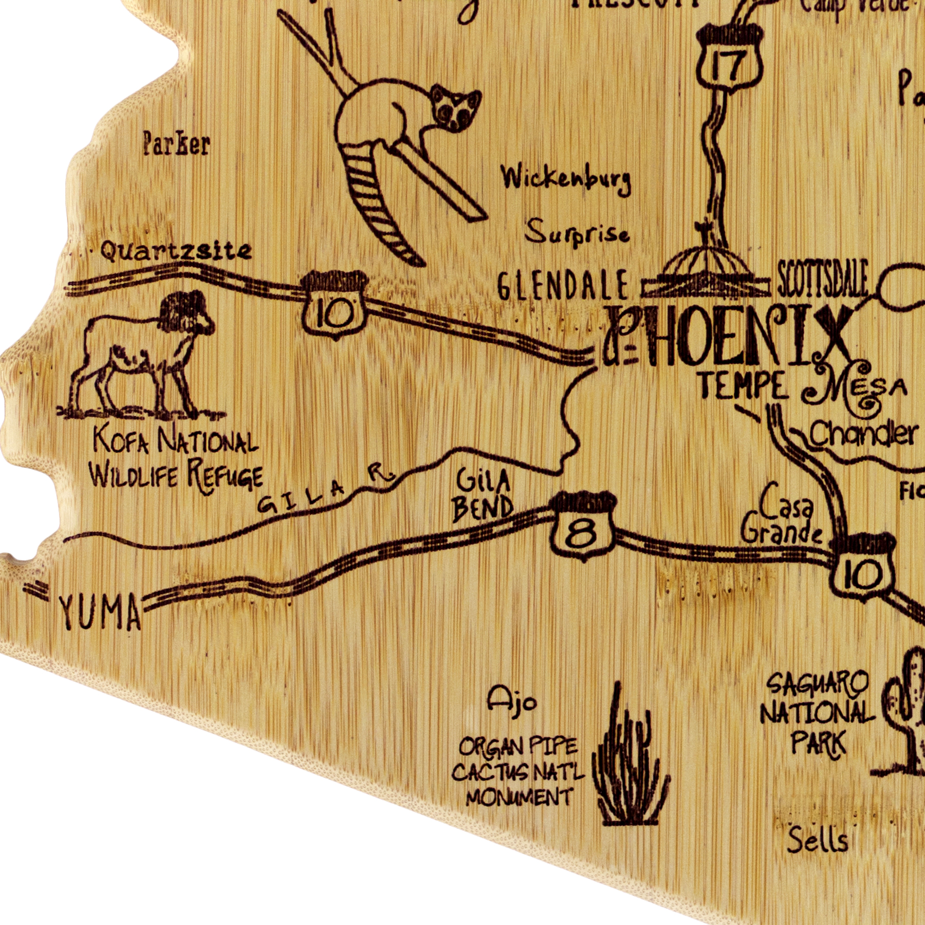 Destination Arizona Cutting & Serving Board 5