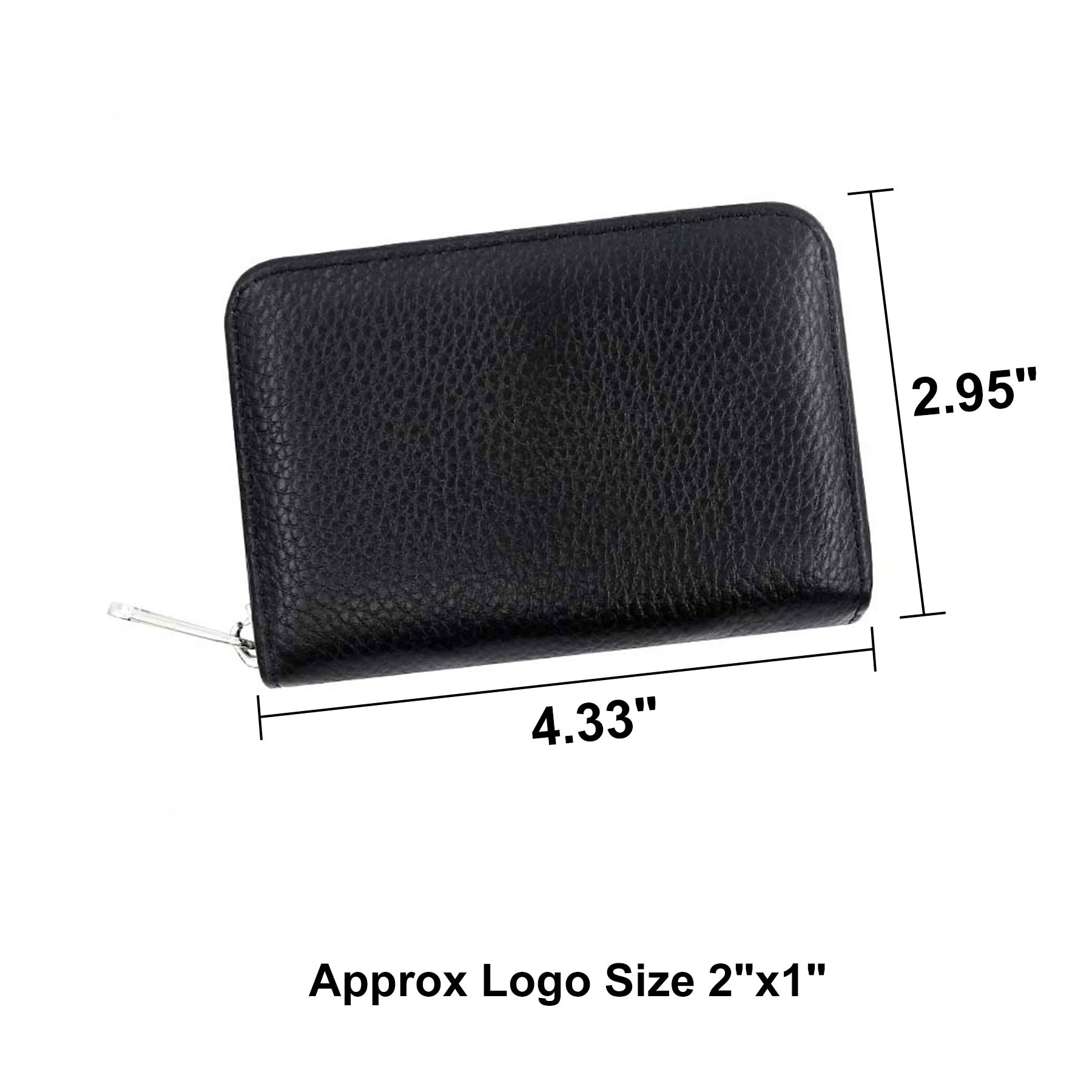 Rfid 11 Card Slots Leather Accordion Wallet With Zipper 2
