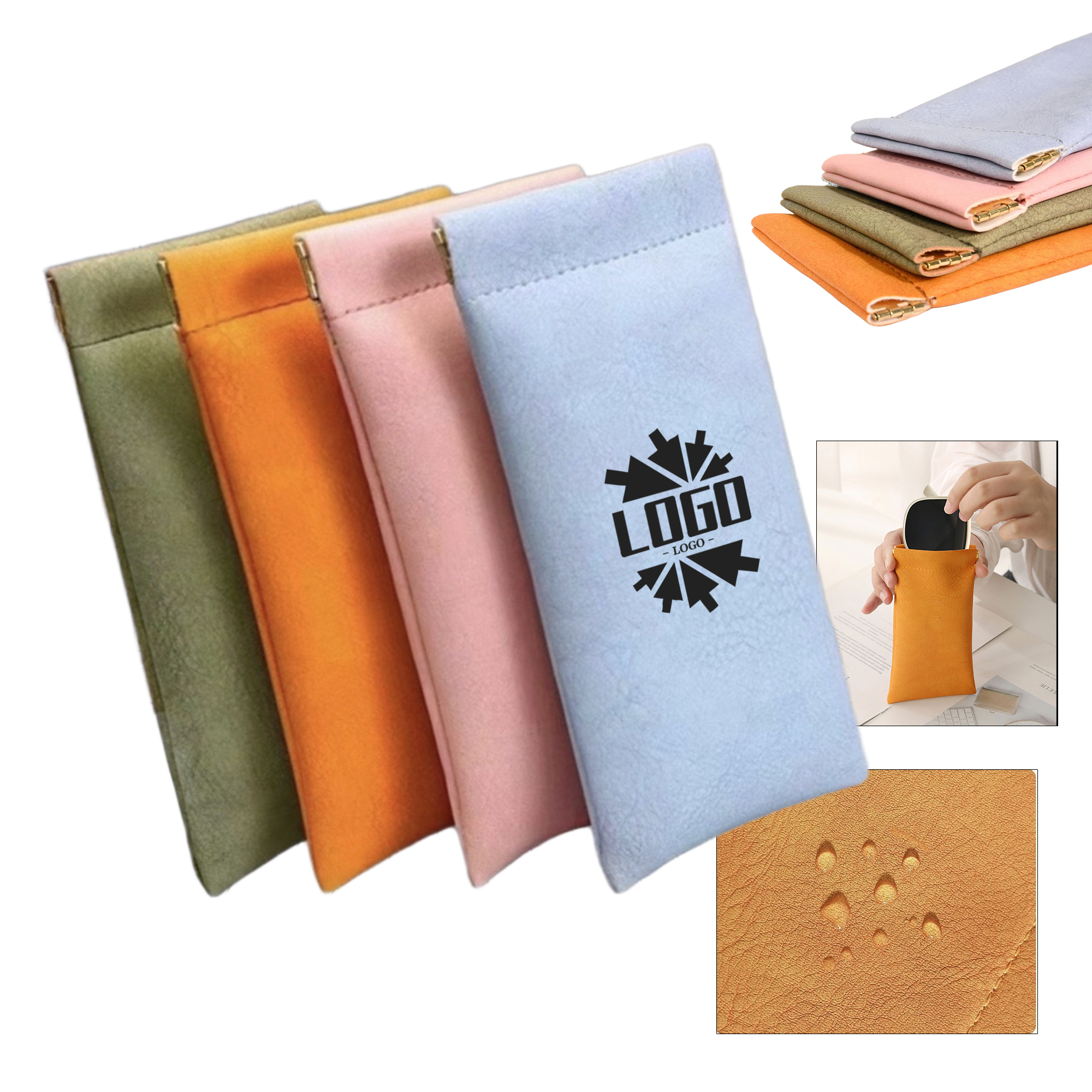 Travel-Friendly Auto-Secure Eyeglass Pouch 1