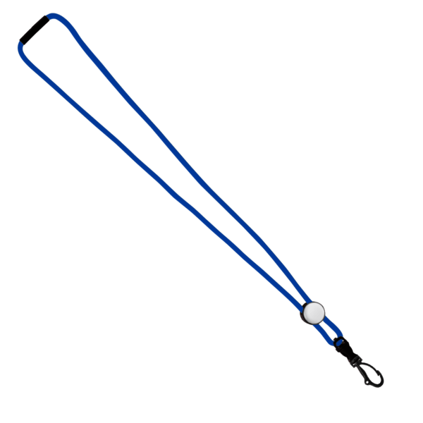 3/16" Nylon Cord Lanyard with Snap-Buckle Release, Standard O-Ring & Slider 16