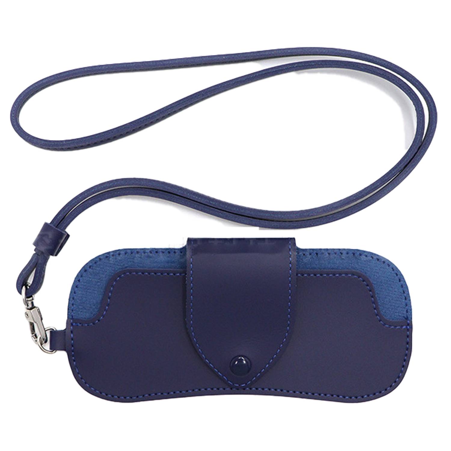 PU Leather Glasses Holder W/ Strap 6