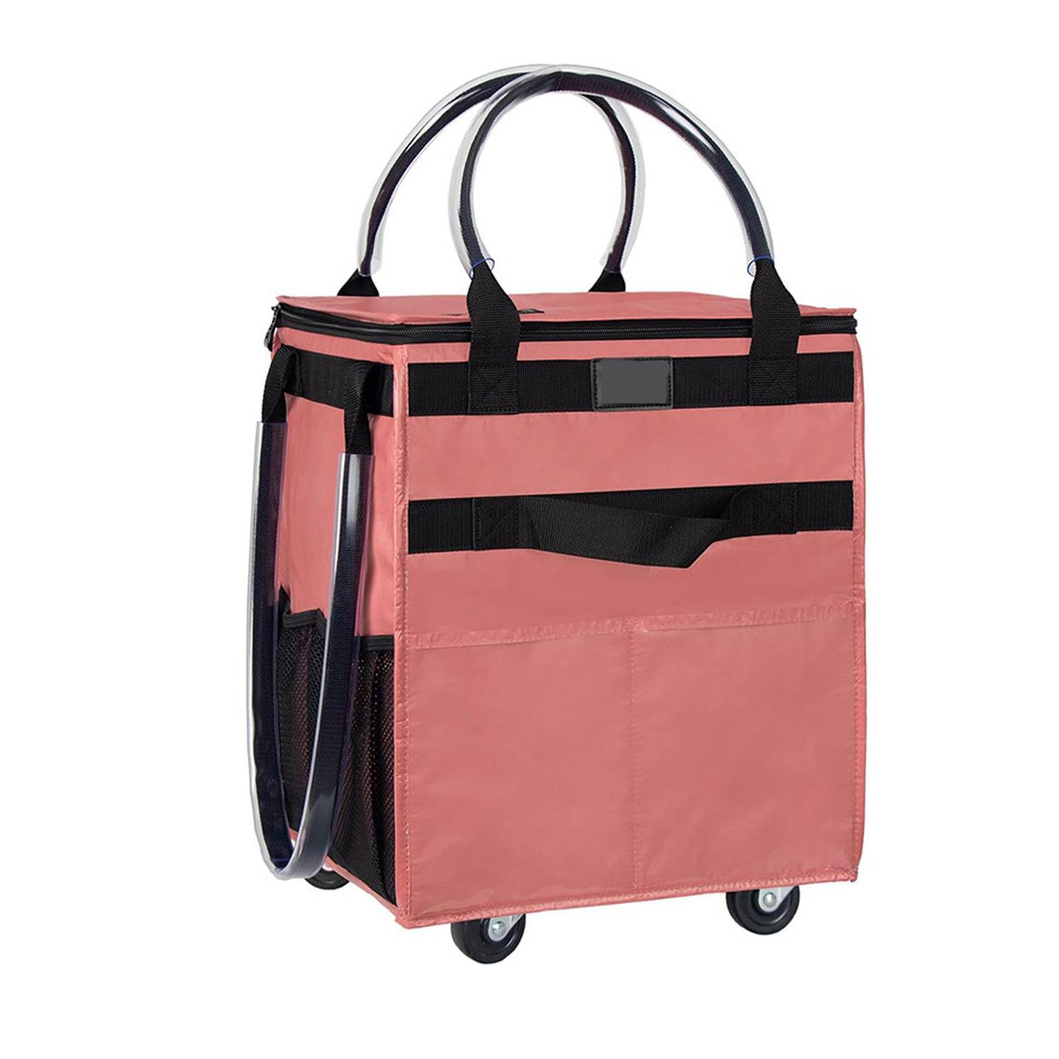 Reusable Wheeled Grocery Shopping Bag w/ Handle 6