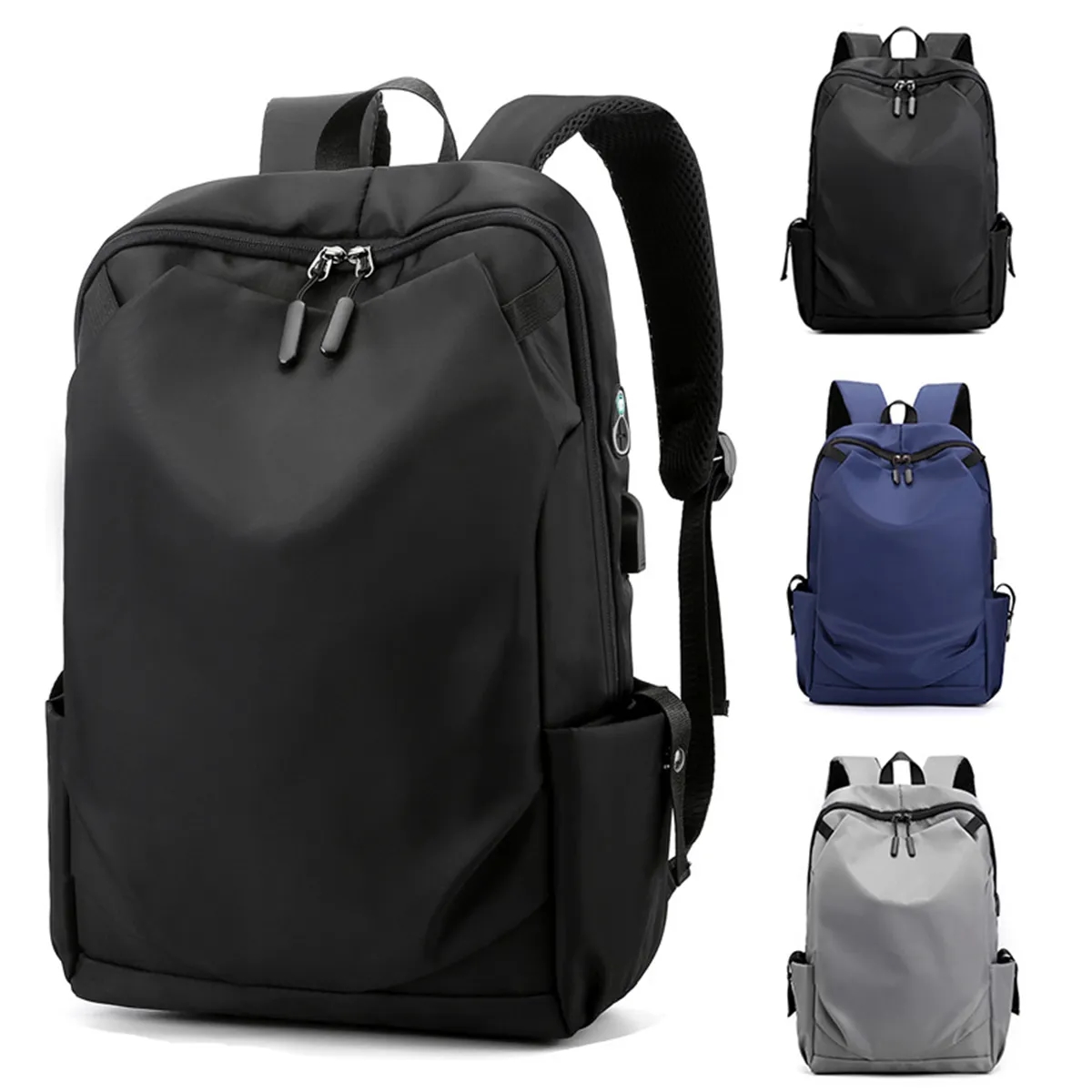 Backpack Bookbag Casual Daypack with USB Charging Port 3