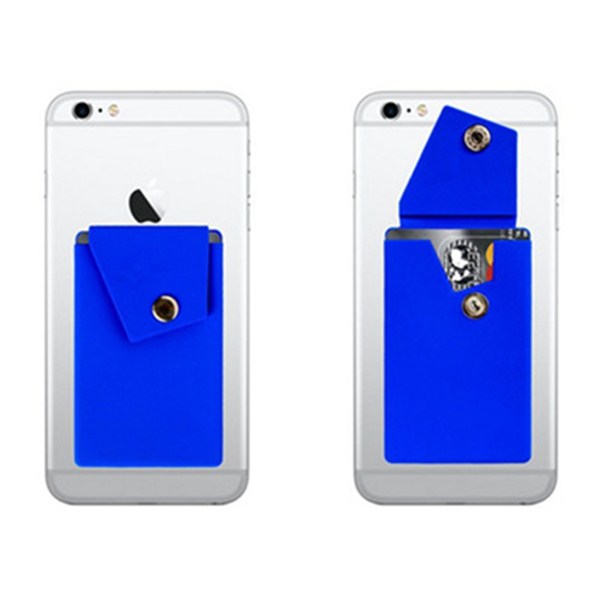 Phone Card Holder with Stand,Silicone Cell  Wallet 4