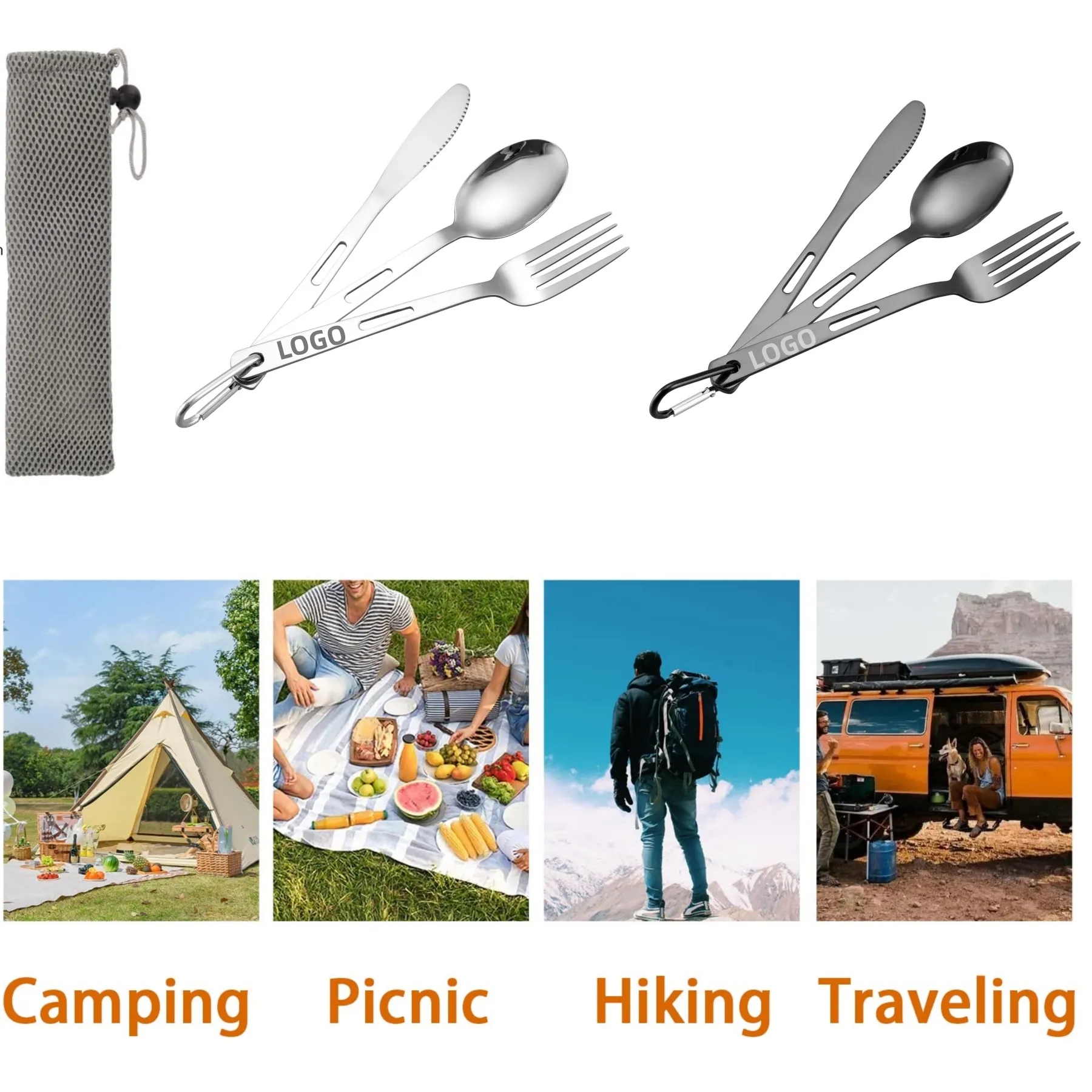 Outdoor Camping Cutlery Set 2