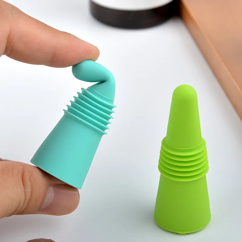 Cone Shape Silicone Wine Stopper 3