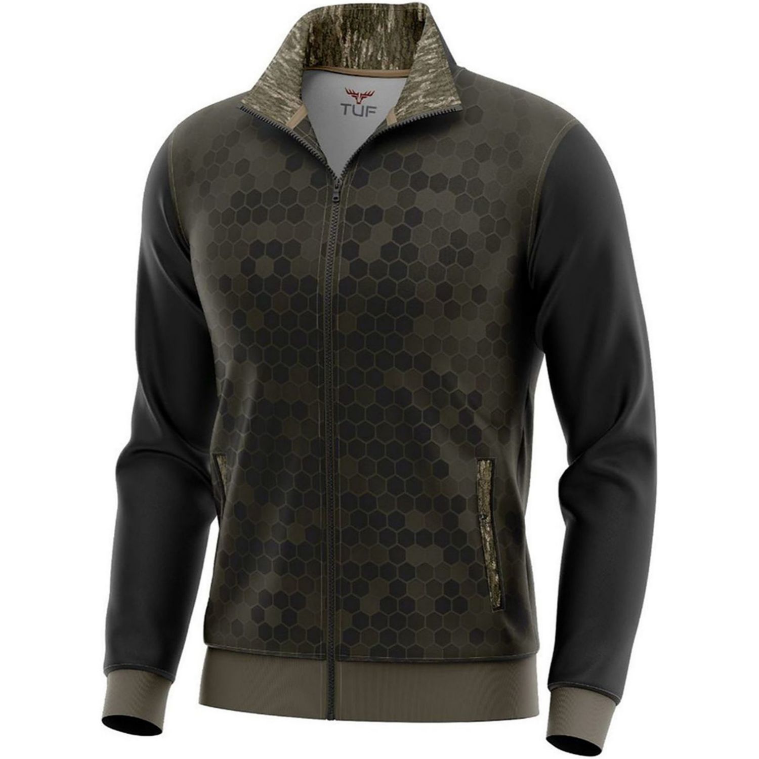 Mossy Oak® Men's 8.2 oz. Full Zip Track Jacket with Pocket
