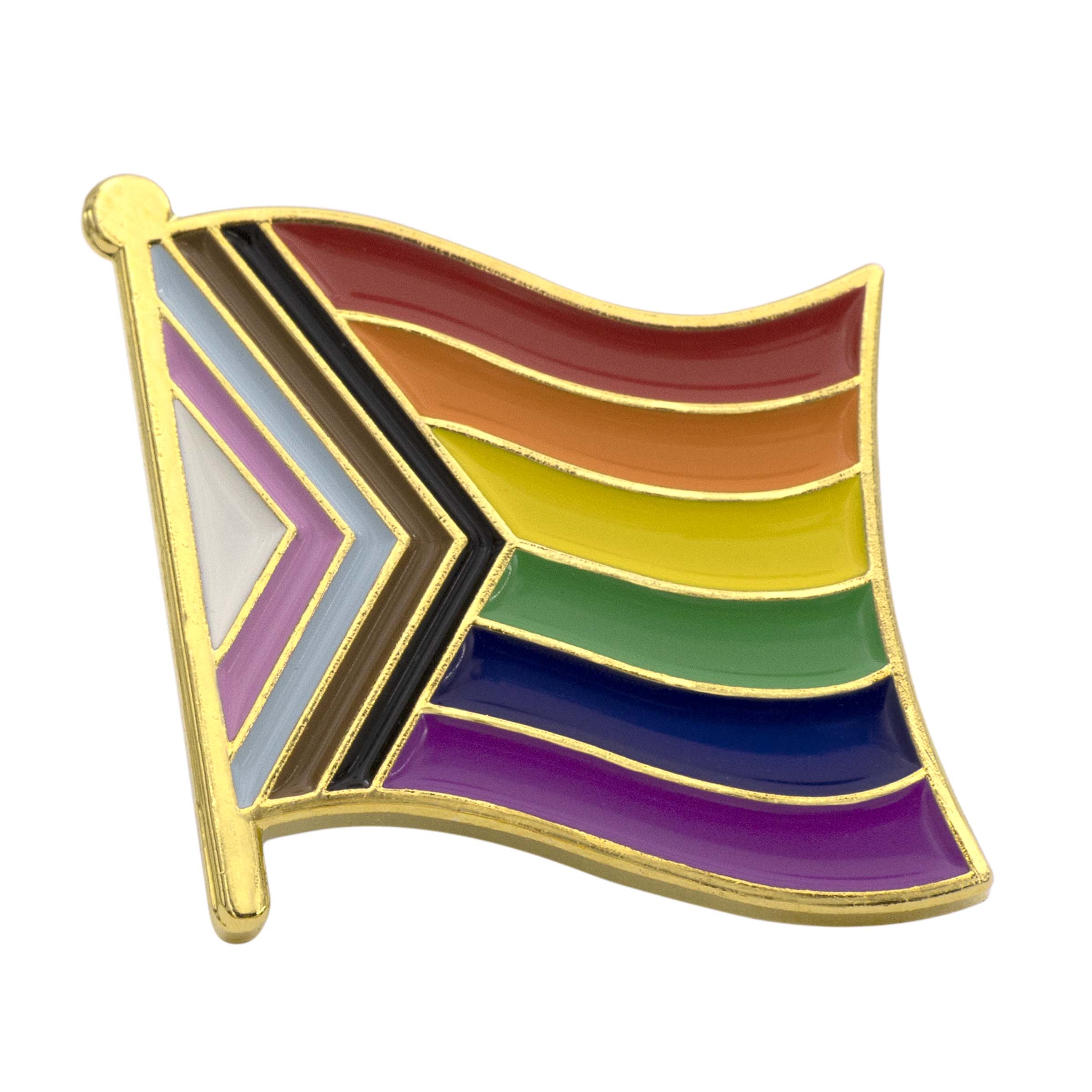 Progress Pride Flag Lapel Pin 4