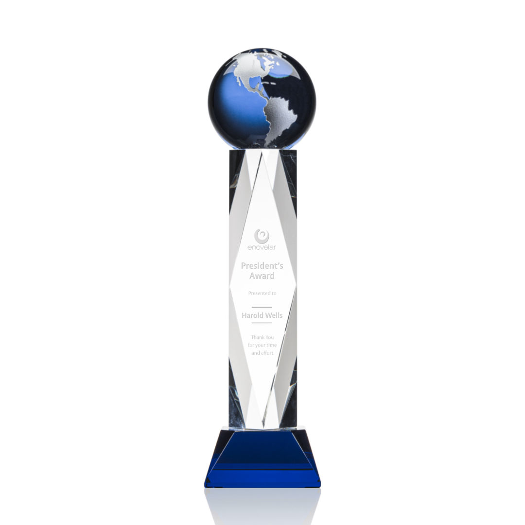 Ripley Globe Award - Blue/Silver 7