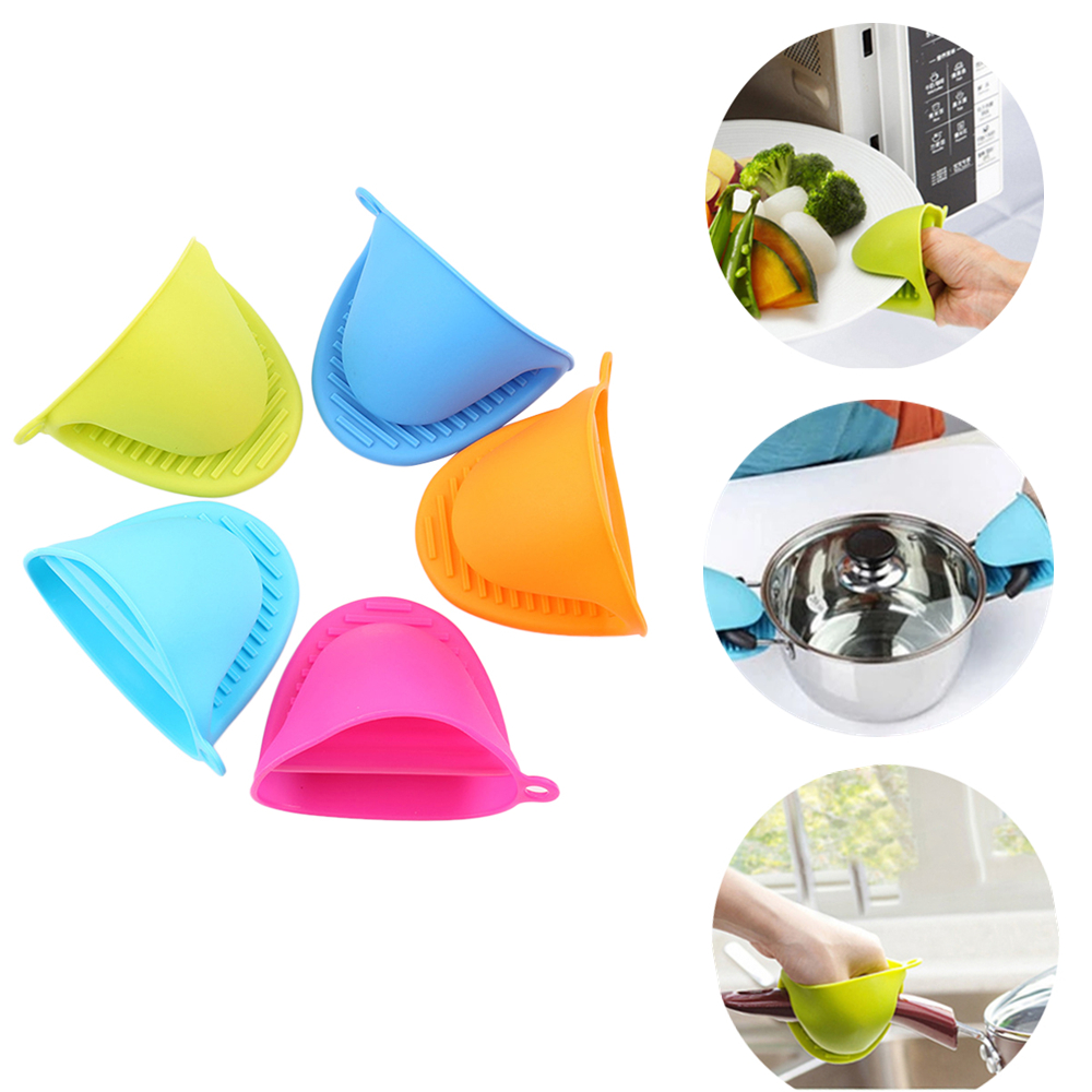 Silicone Heat Resistant Mini Oven Cooking Pinch Mitts 2