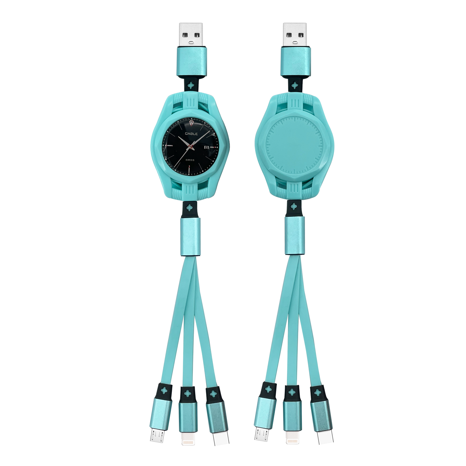 Avery 3in1 Retractable Fast Charging Cable 3