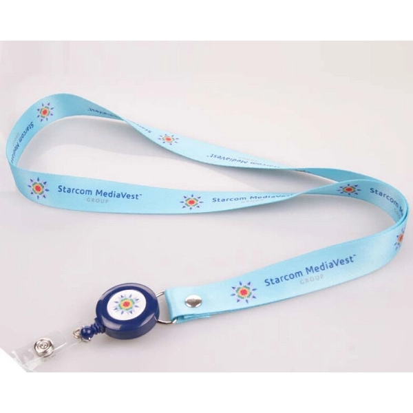 Premium 3/4" Lanyard Retractable Badge Holder 3