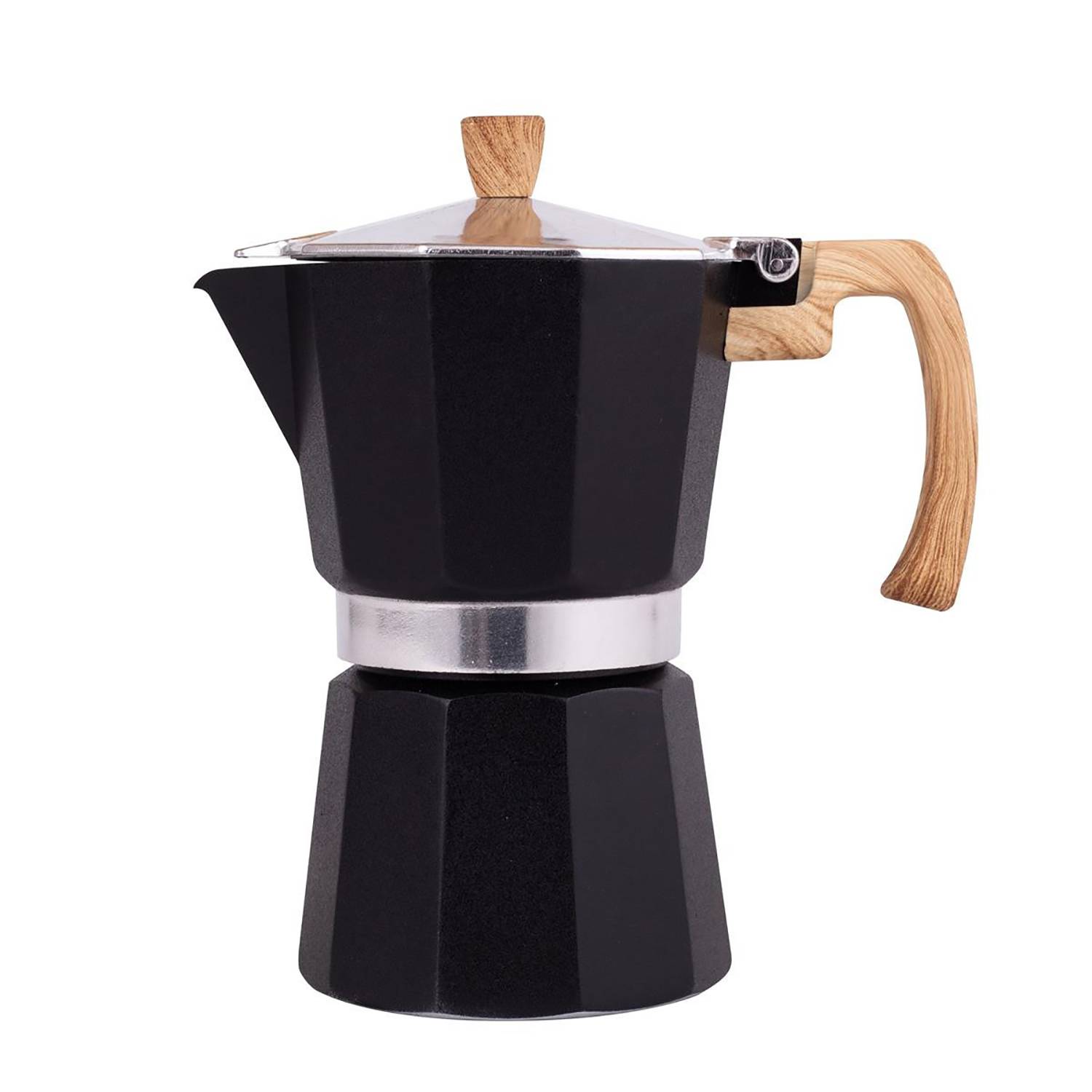 10oz Octagonal Aluminum Coffee Pot 7