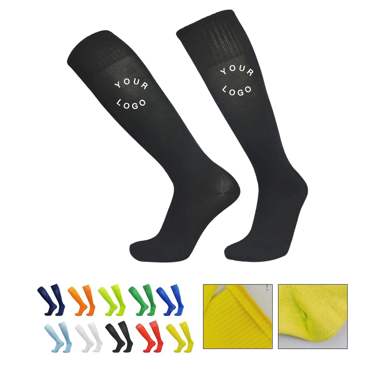 Polyester Cotton Soccer Socks 3
