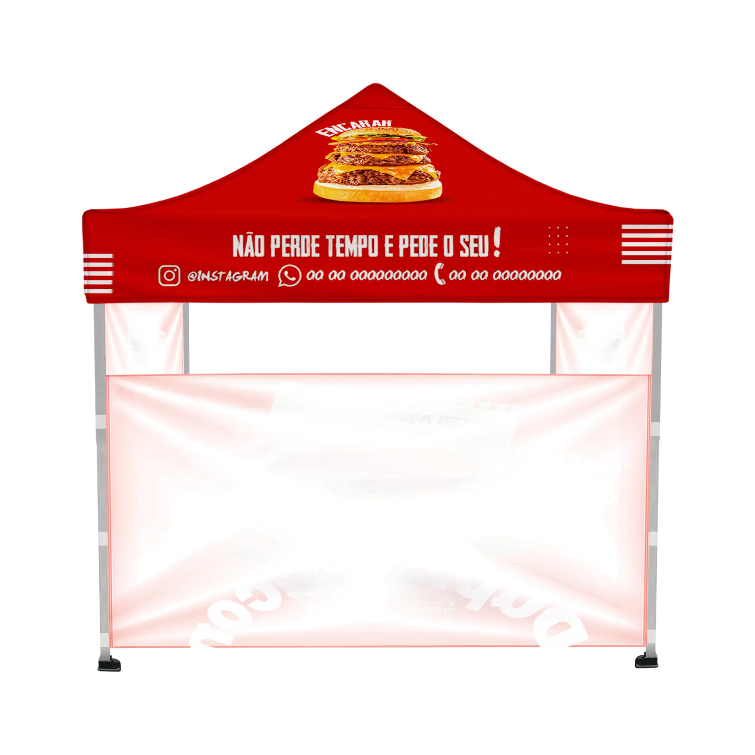 10'x10' Tent Canopy w frame and one half and two full wall 1