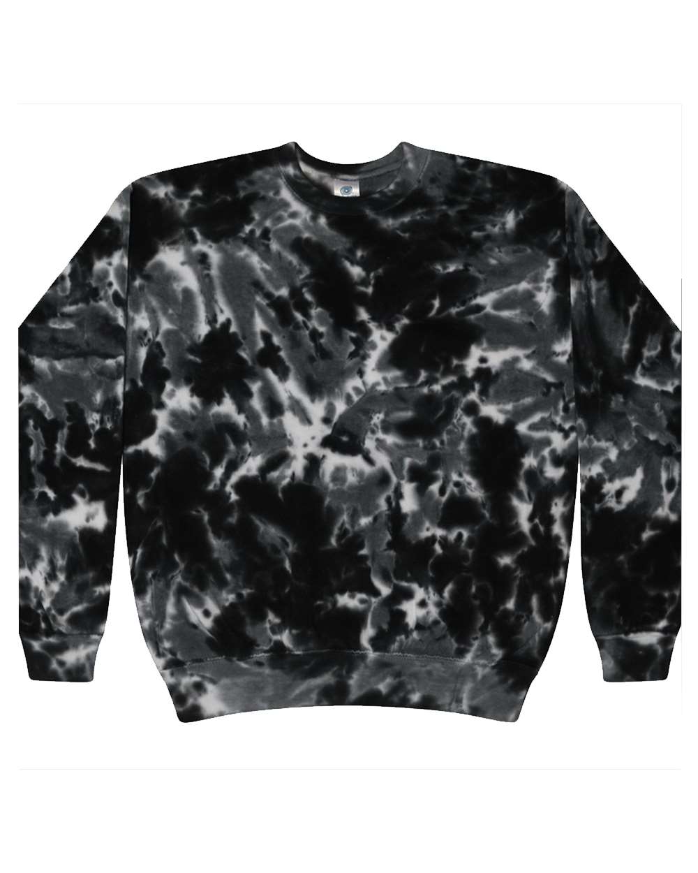 Unisex Tie-Dyed Fleece Crewneck Sweatshirt - 8100 9