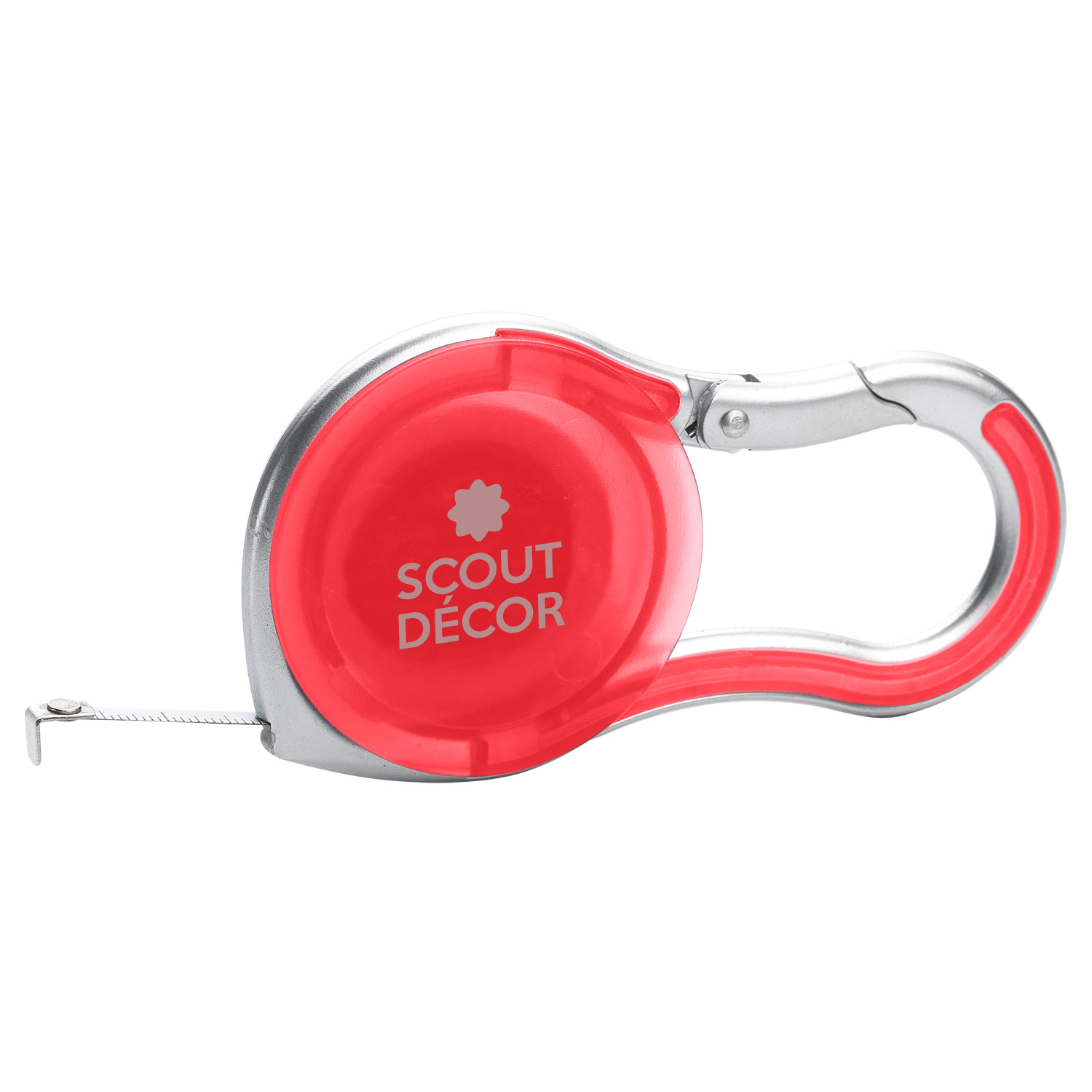 6 Ft. Silver Carabiner Tape Measure 3