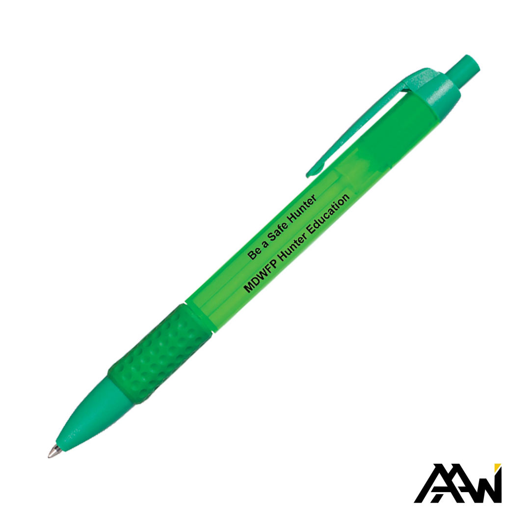 Widebody Grip Pen Translucent Barrel - Matte 20