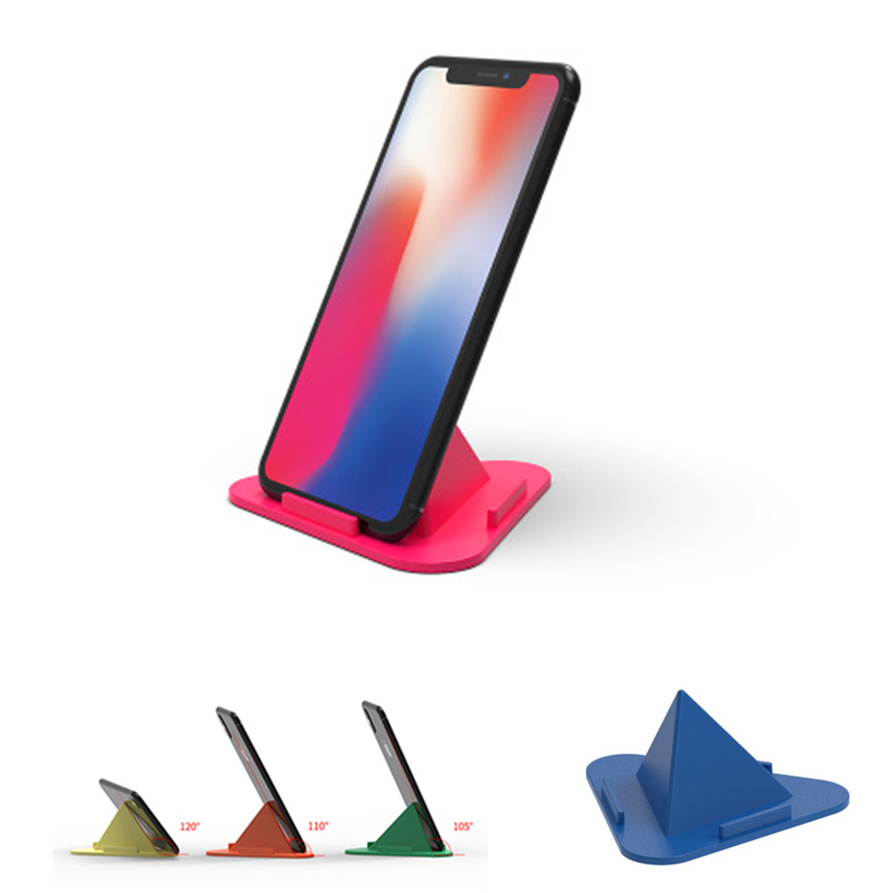 Multi-Angle Pyramid Cellphone Bracket With Anti-Slip Design 2