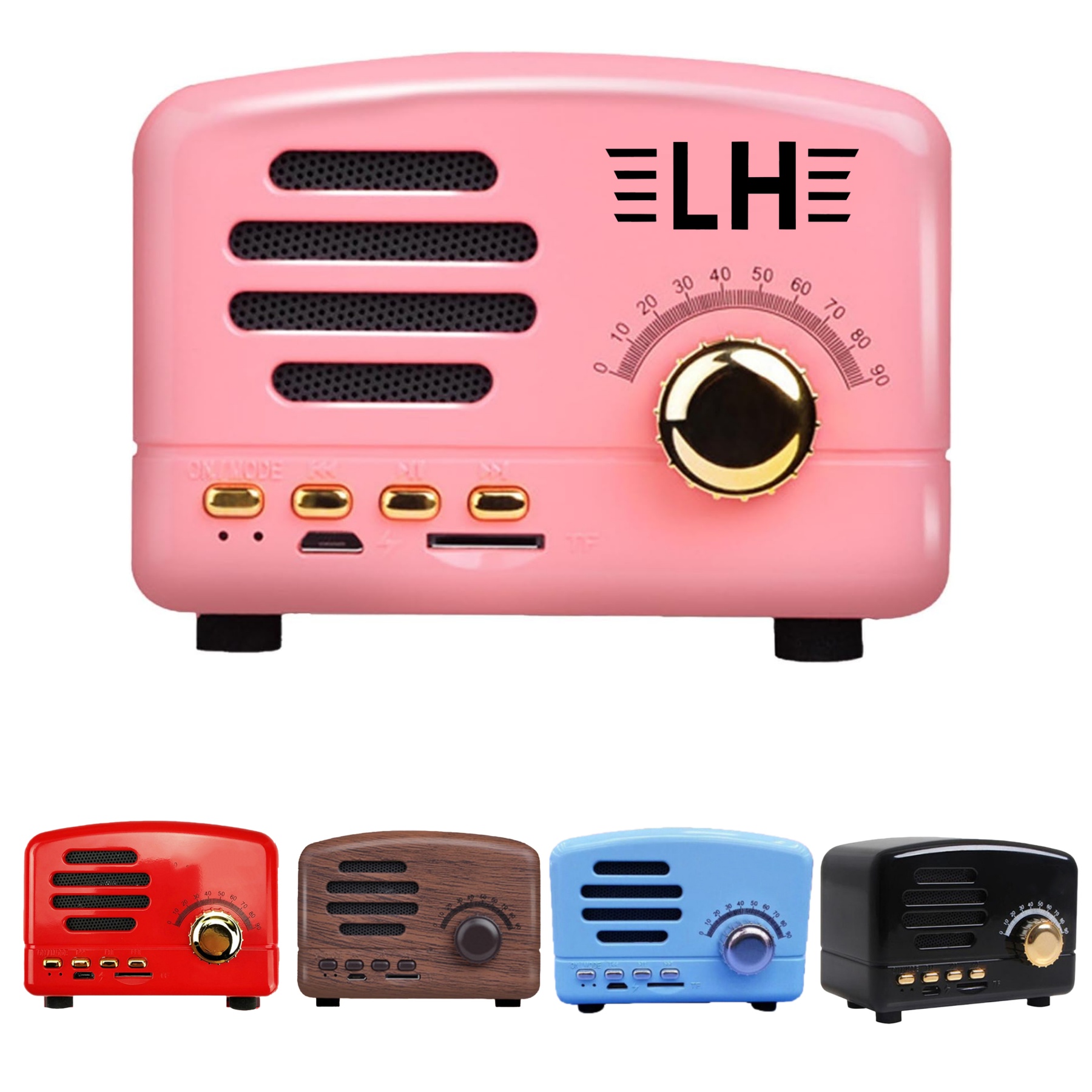 Vintage Small Bluetooth Speaker 4