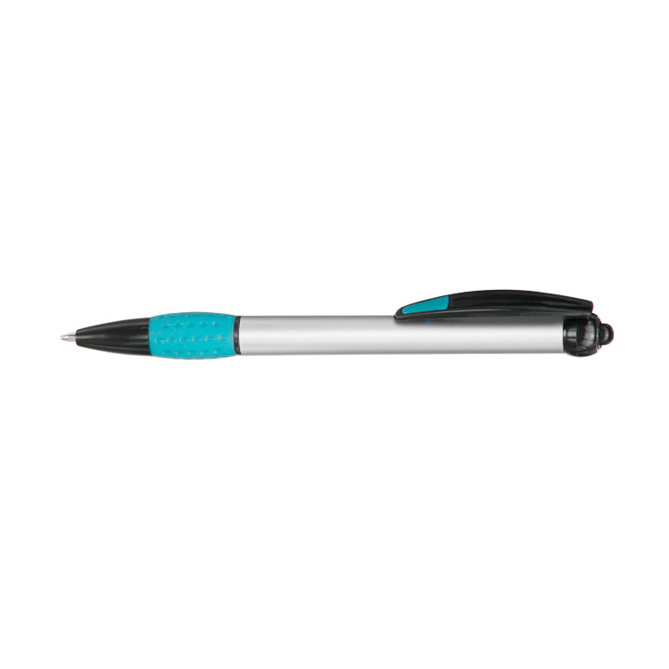 Advertising Click Plastic Pen with Rubber Grip 9