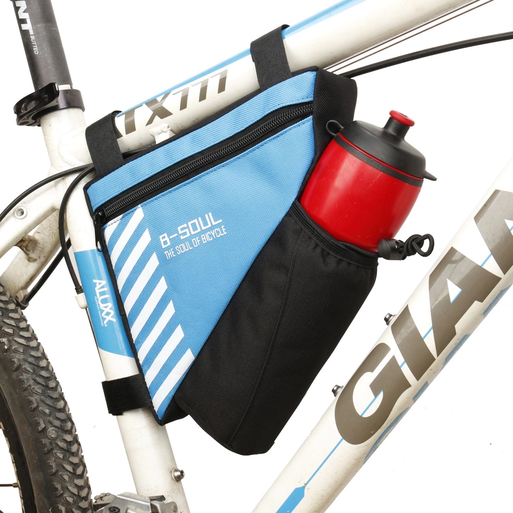Bike Bag Tube Bicycle Saddle With Water Bottle Holder 6