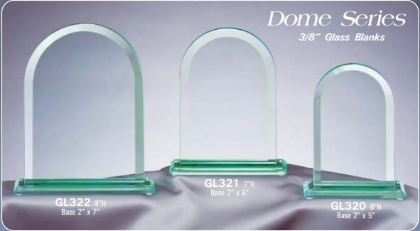 Glass Dome Plaque 4