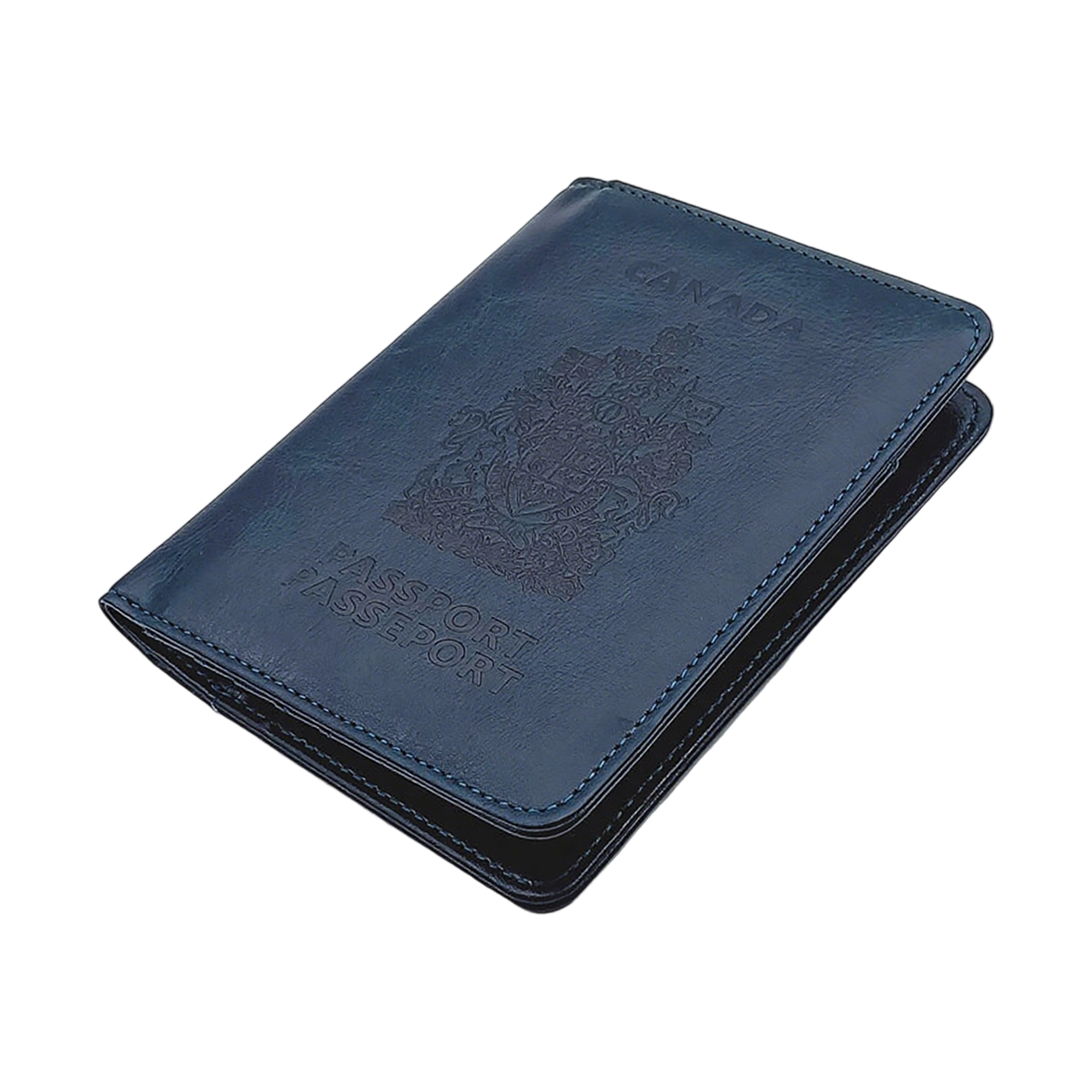 PU Leather Passport Wallet With RFID Blocking 5.5" By 4.1" 12