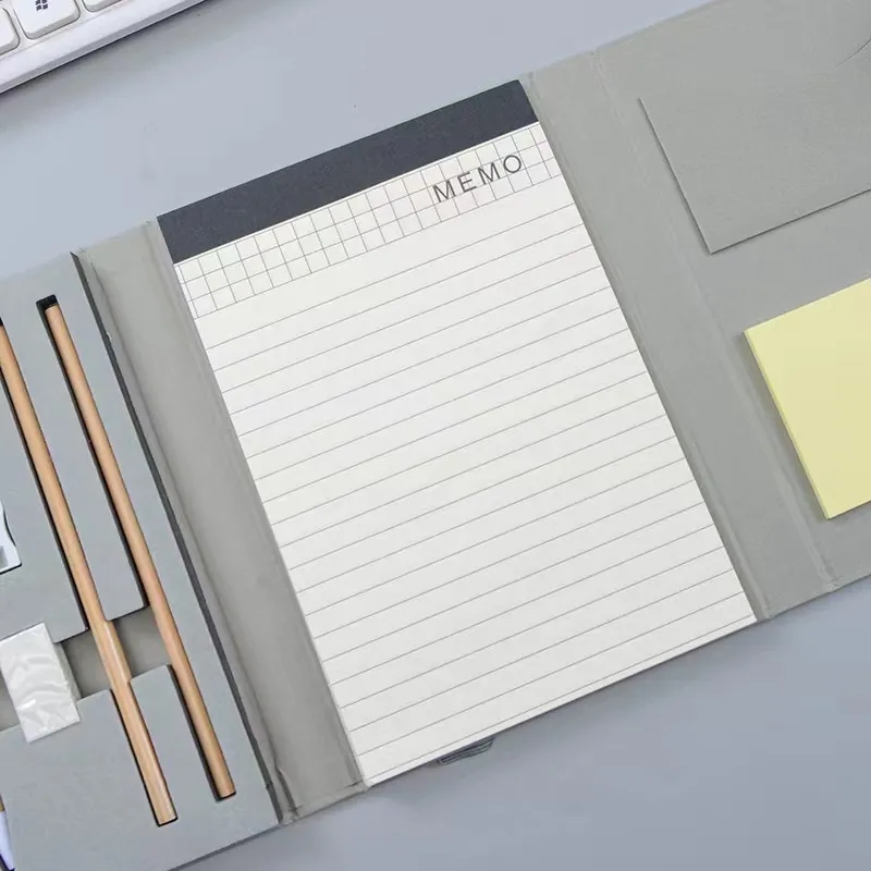 Custom Creative Tie Tri-fold Sticky Note Book A5 Notebook 3