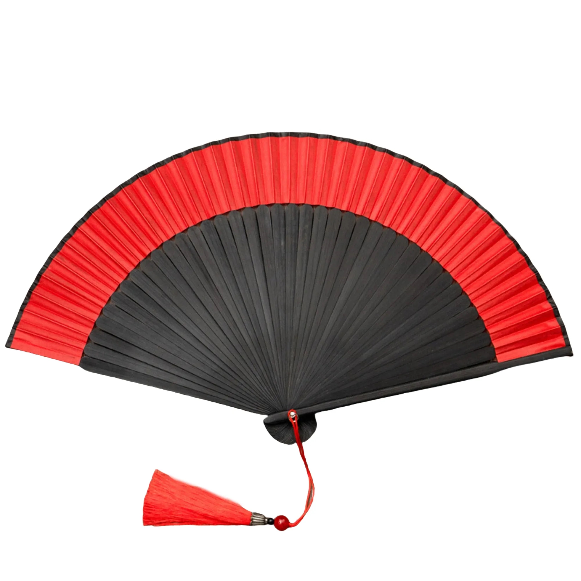 Folding Hand Bamboo Silk Fan 2