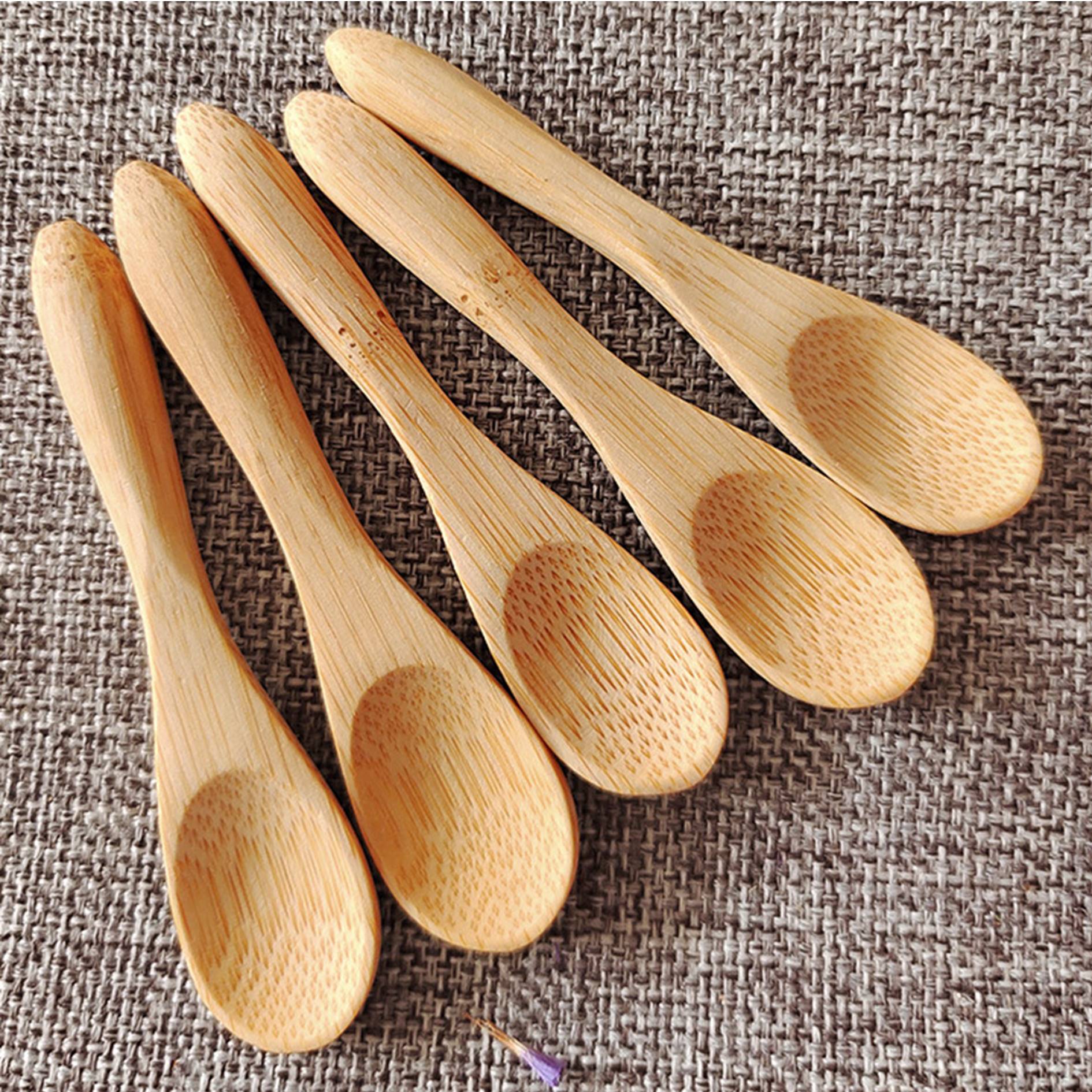 Reusable Bamboo Condiments Spoon 3