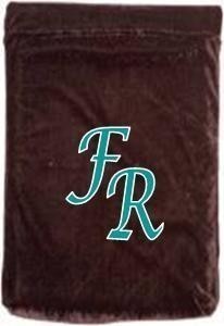 Fold-Over Embroidered Velvet Bag 1