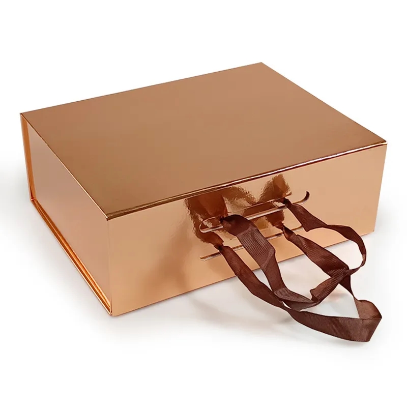 Foldable Hand-held Paper Gift Box 4