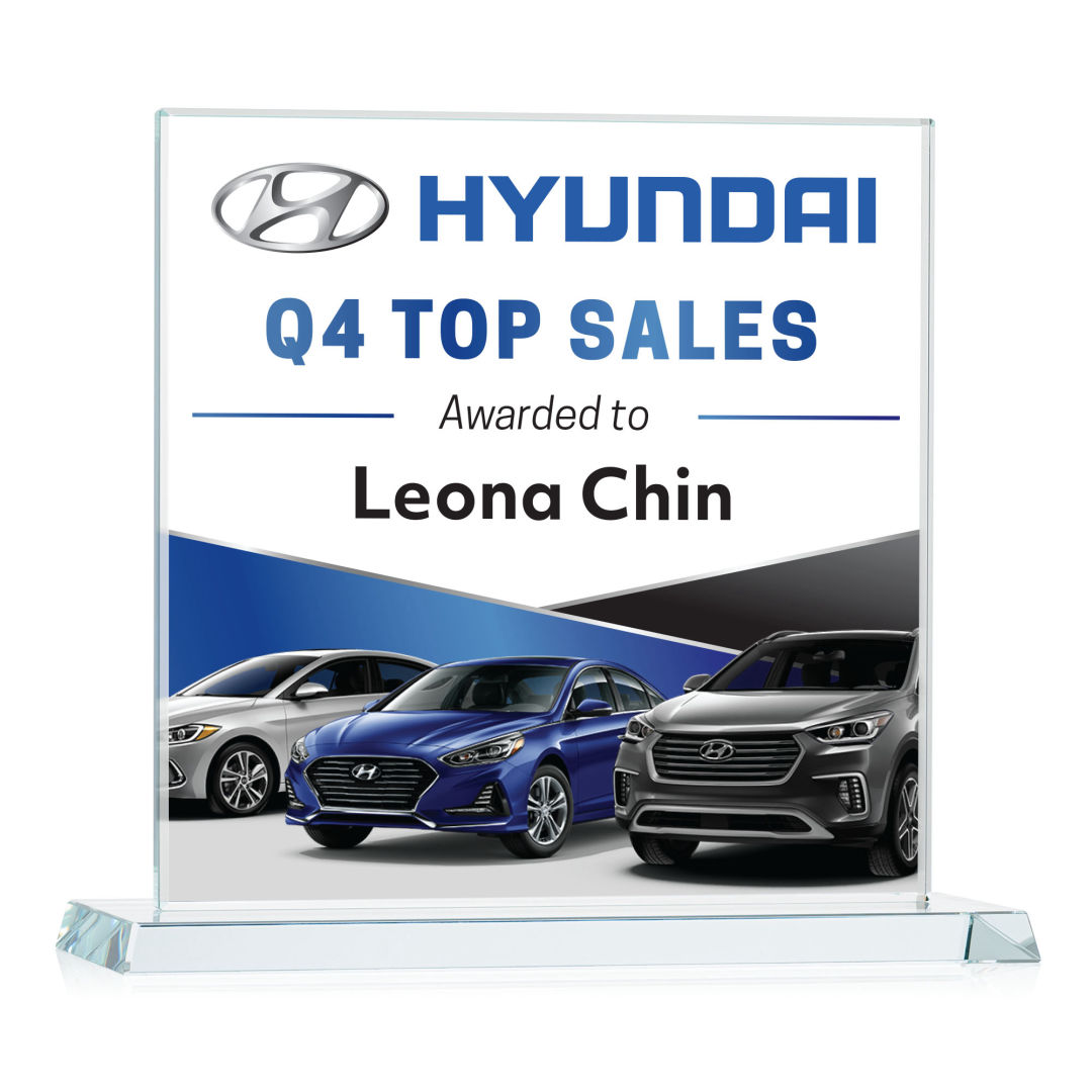 Cardiff VividPrint™ Award - Clear 3