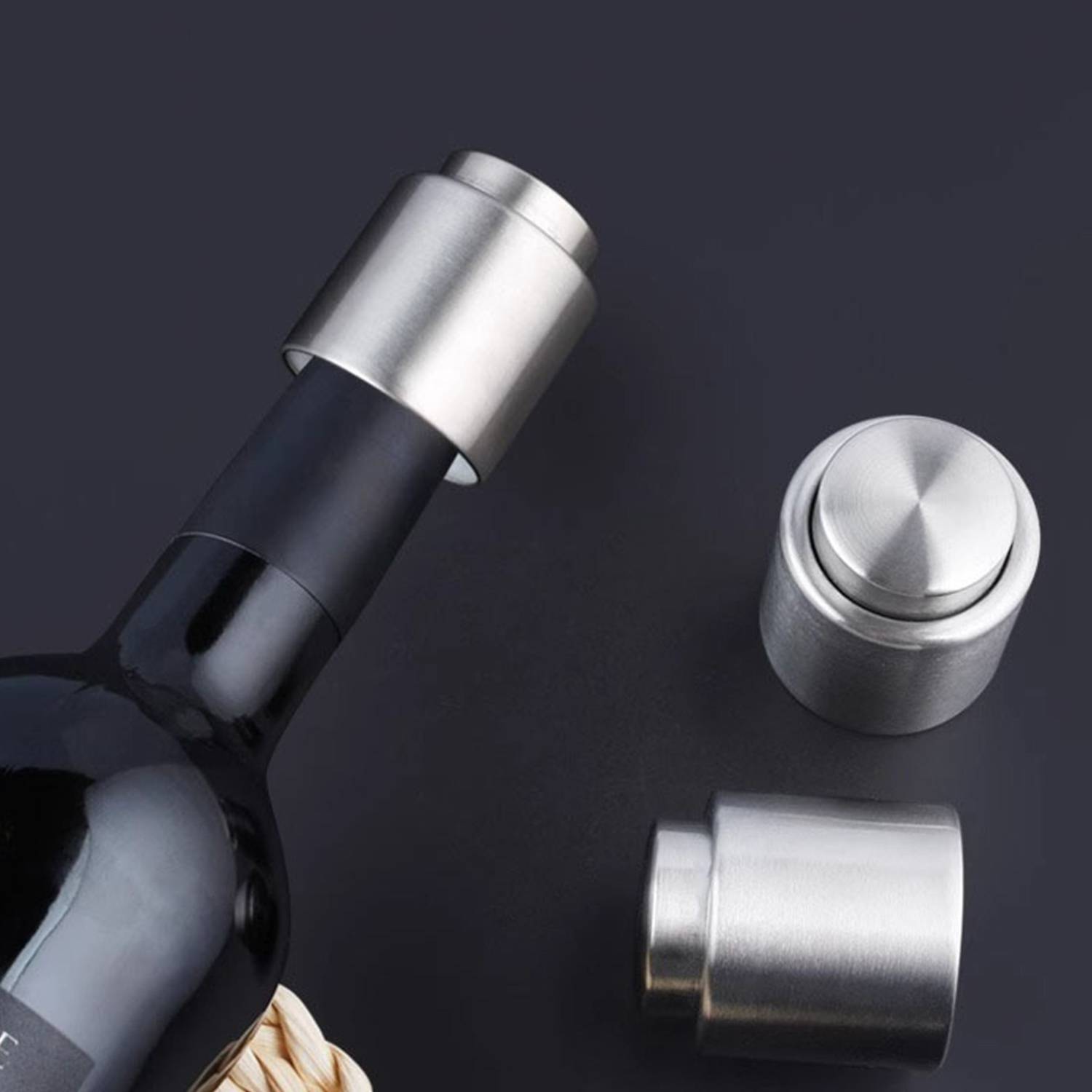 Stainless Steel Vacuum Wine Stopper 6