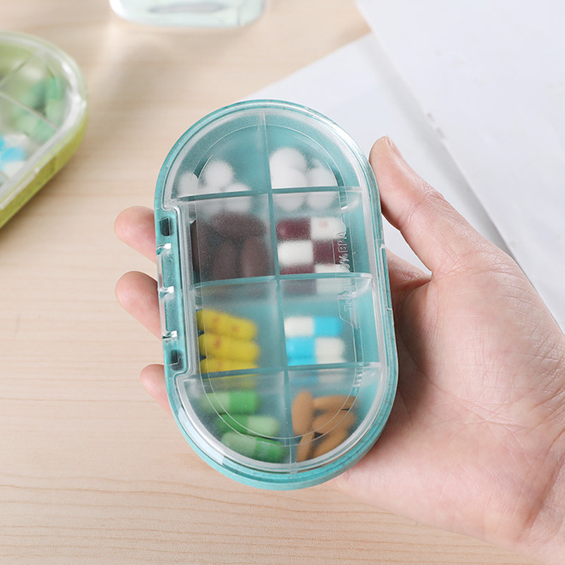 8 Compartments Waterproof Pill Box 8