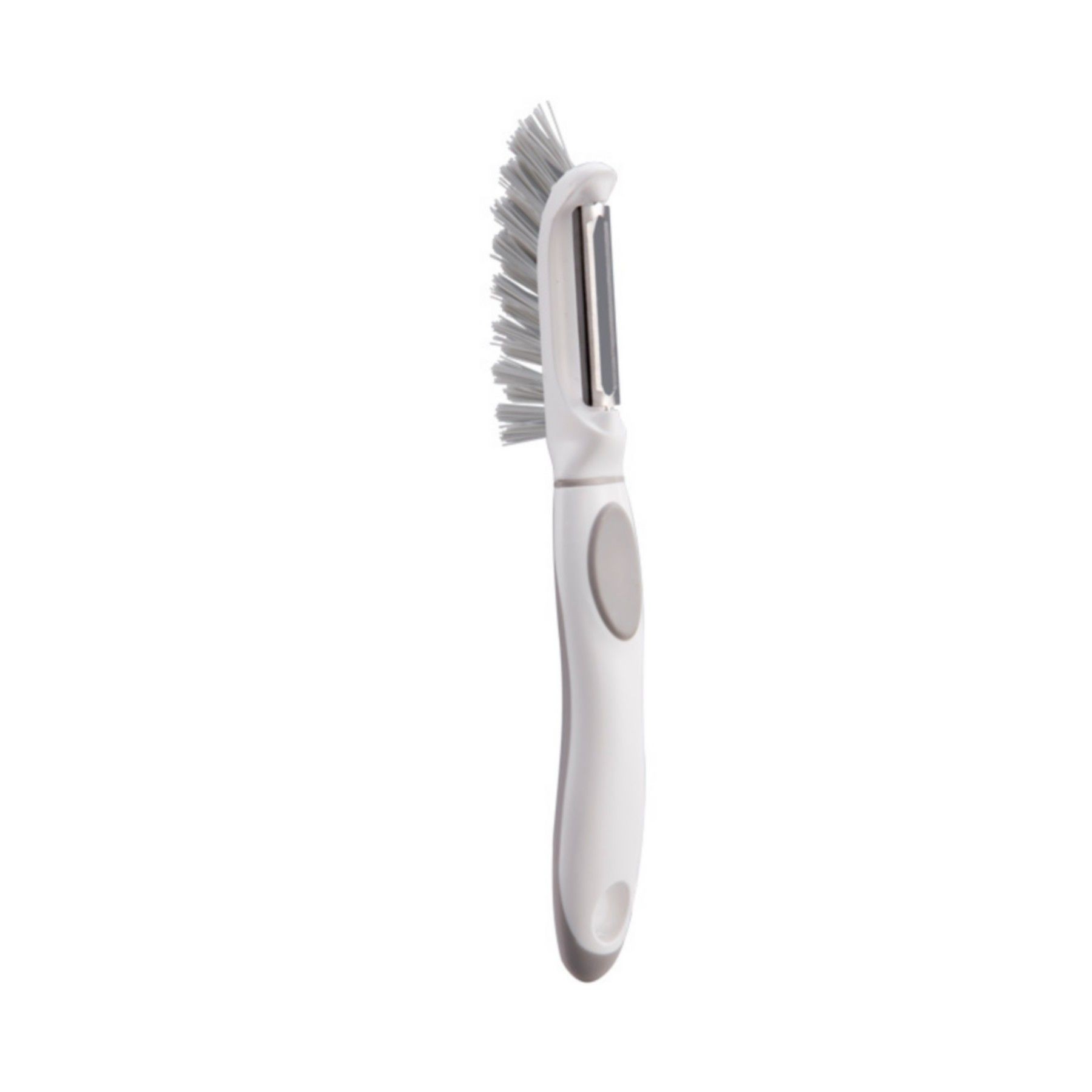 Stainless Steel Blade Potato Peeler With Brush Peeling Tool 2