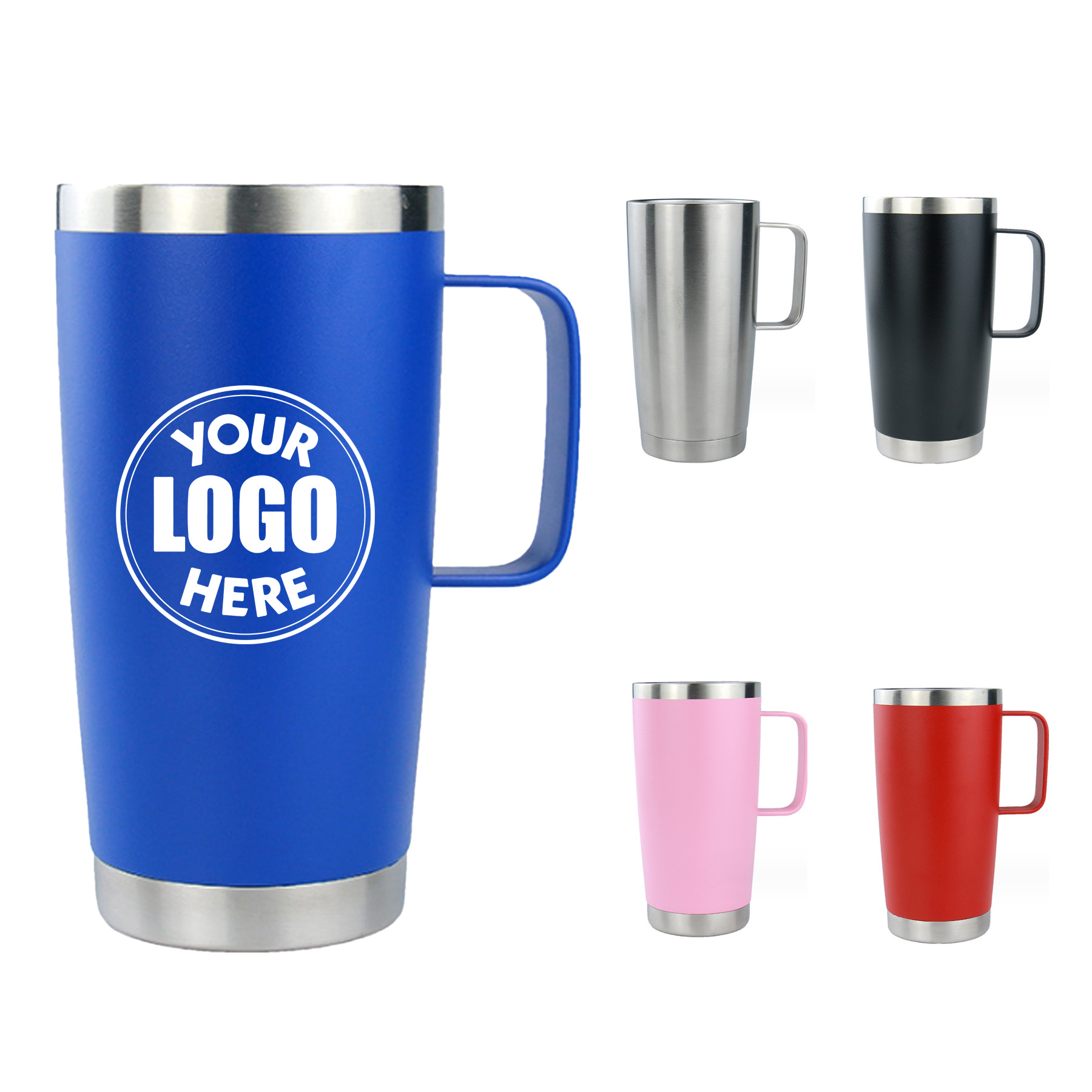 20 OZ Insulated Mug with Handle 1