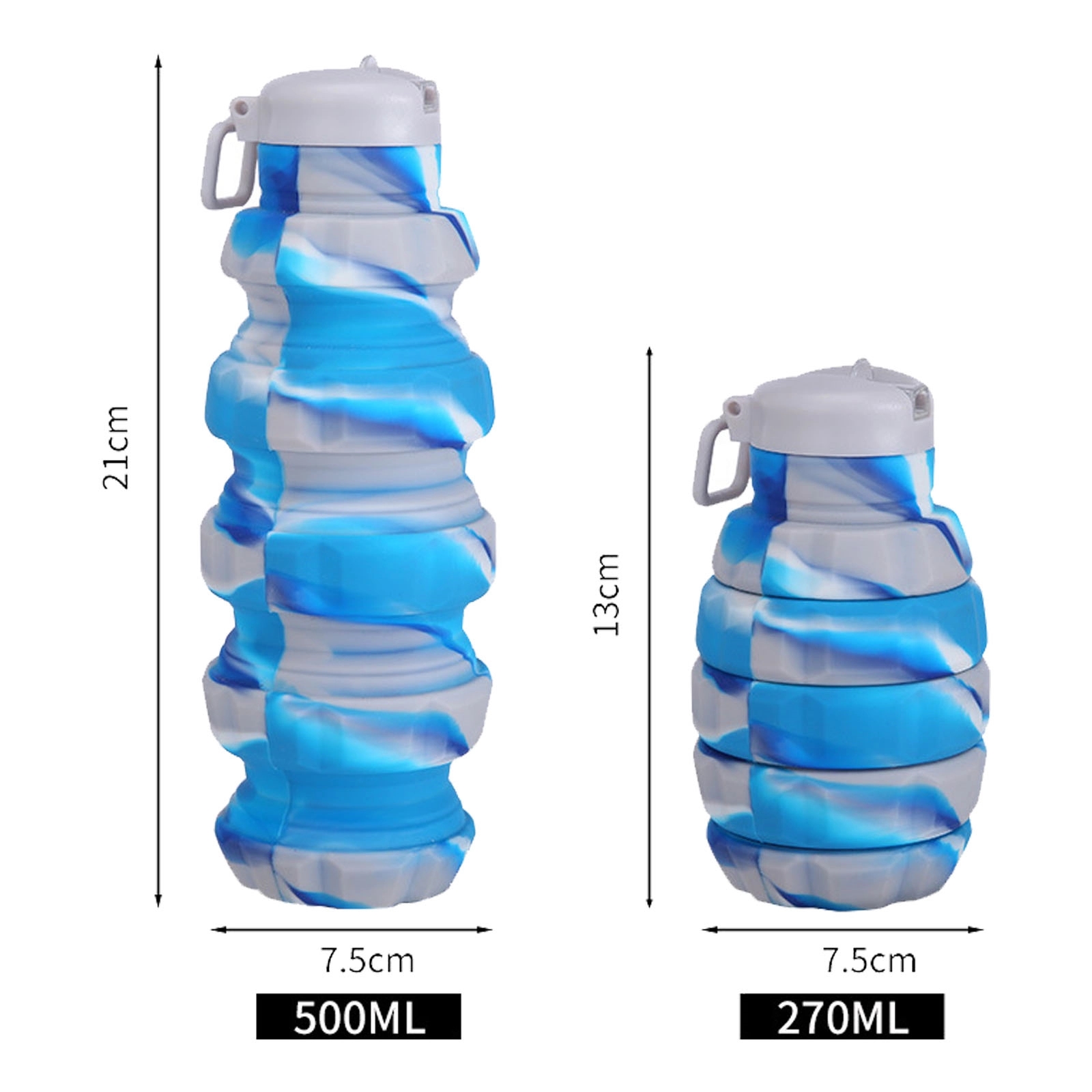 Creative Grenade-Shaped Silicone Water Bottle 5