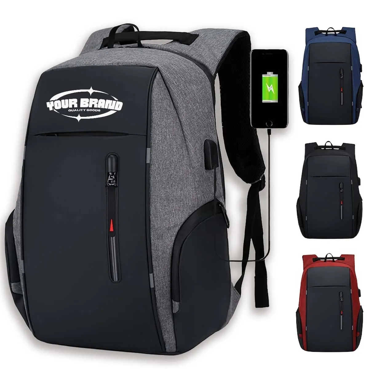 Large Capacity Backpacks With USB Port 6