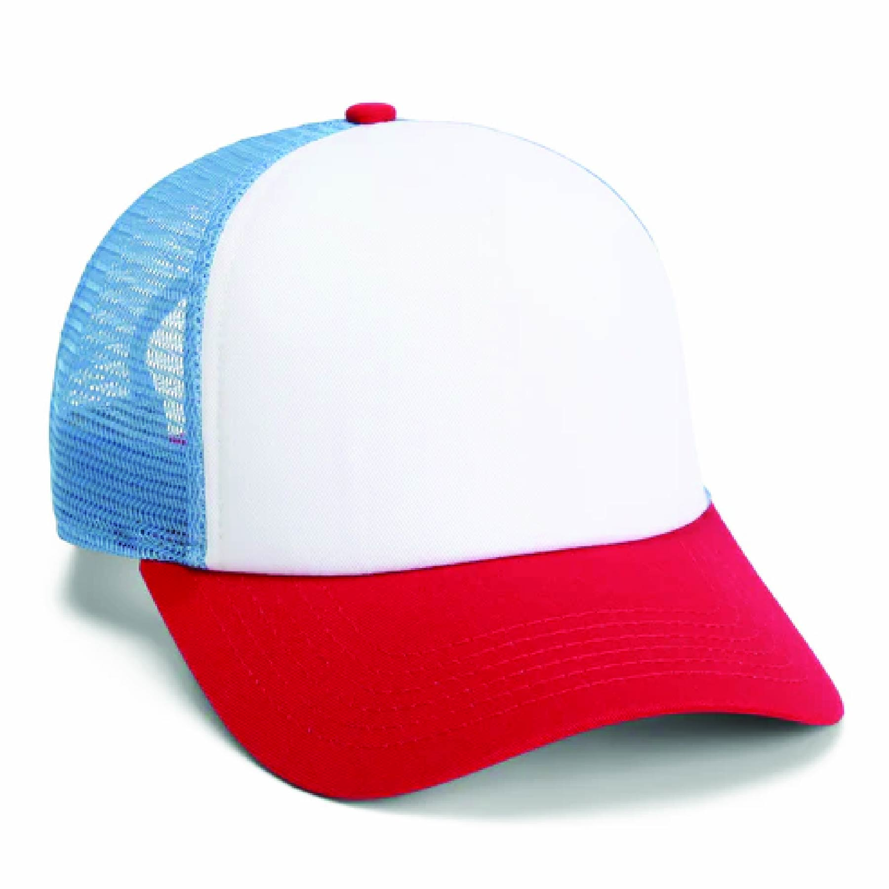 Imperial 1287 5-Panel North Country Trucker Hat w/ Leatherette Patches or Embroidery 35