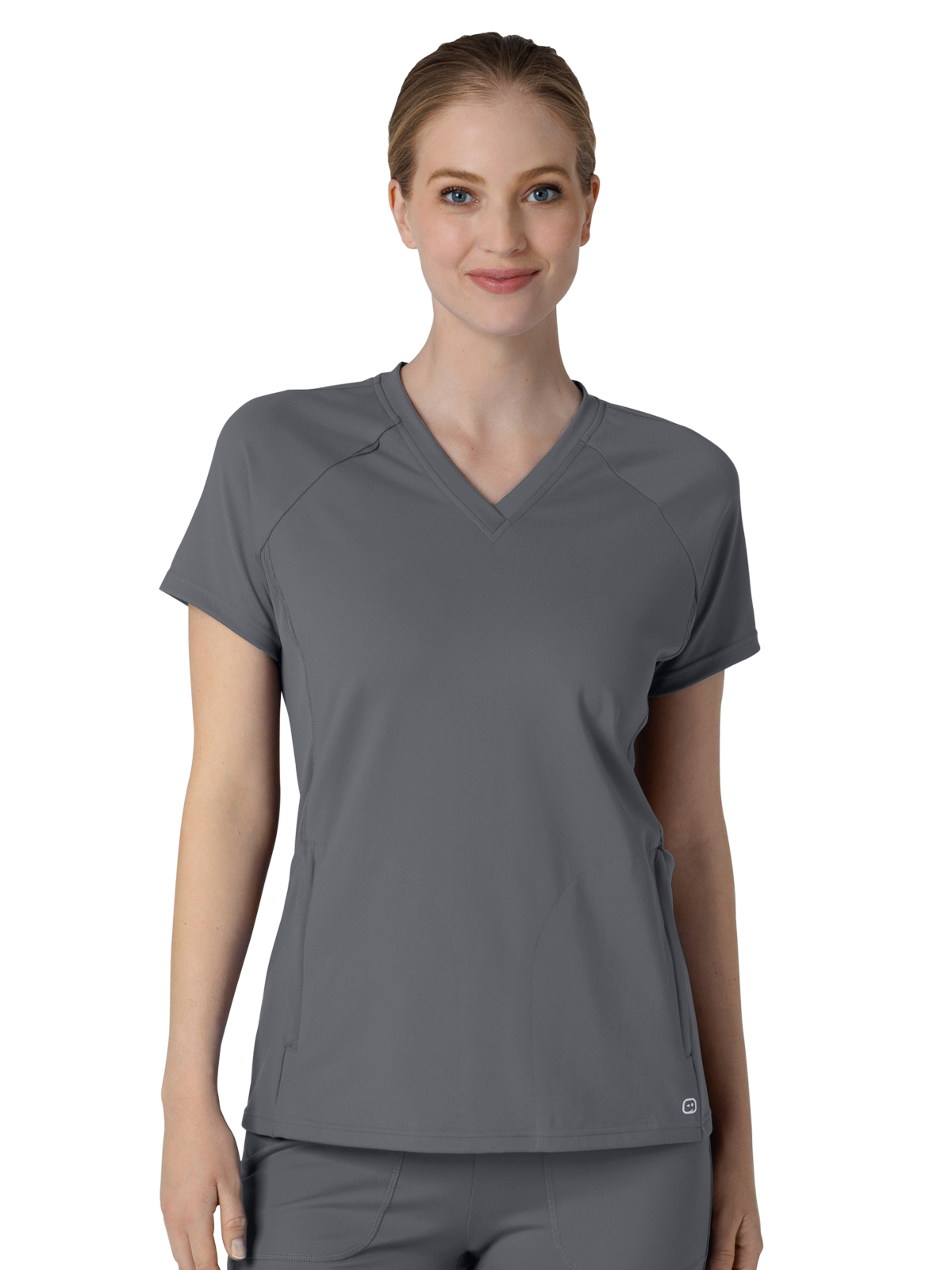 Wink - Renew - Women's Four-Pocket Flex-n-Reach V-Neck Raglan Top
