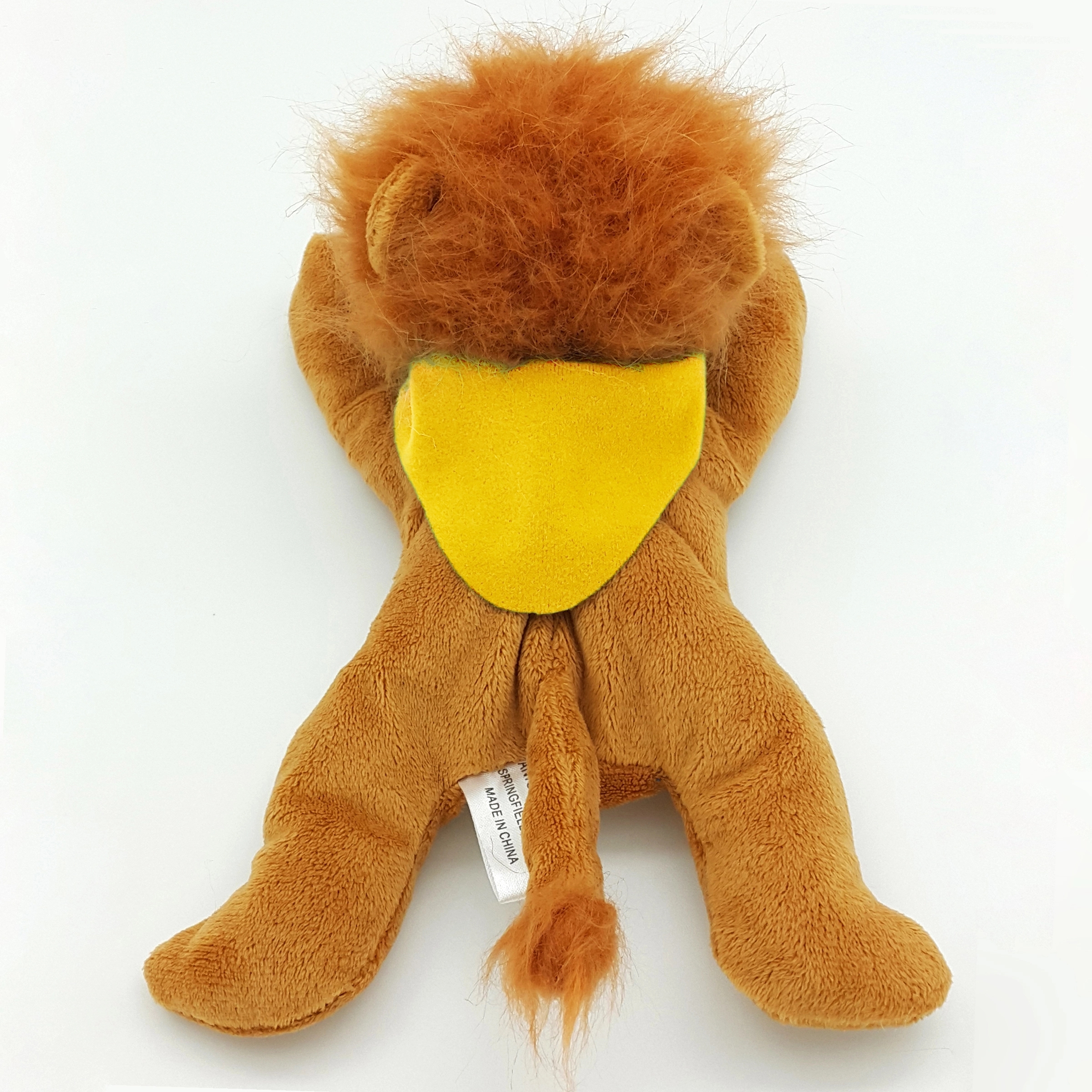 8" Laying Down Beanie Lion 8