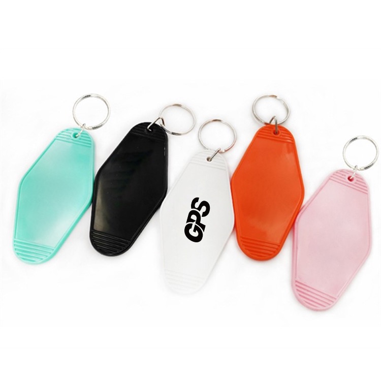 Vintage Rhombus Shaped Motel Key Tag 2