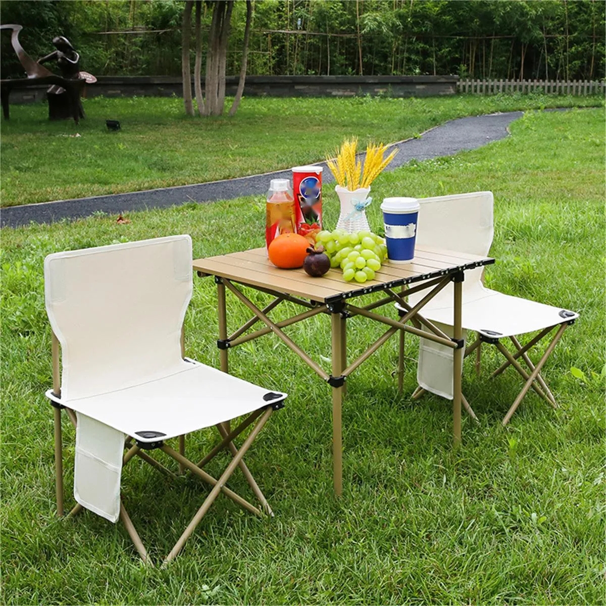 Folding Chair for Camping with Carry Bag 7