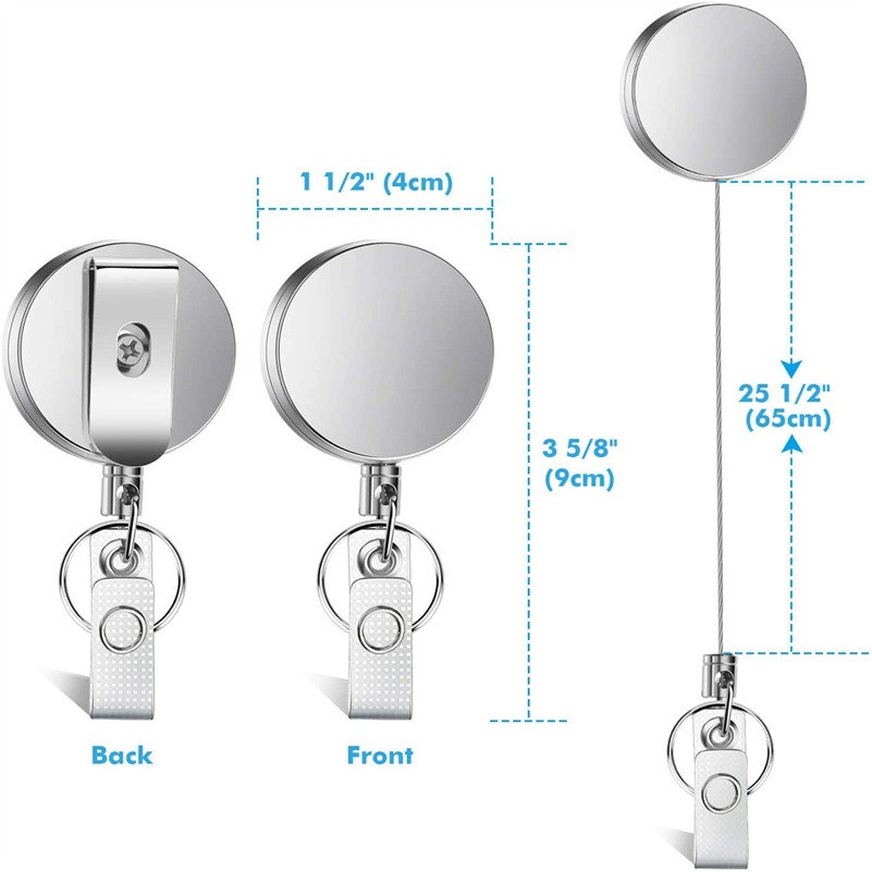 Heavy Duty Retractable Badge Holder Reel 2