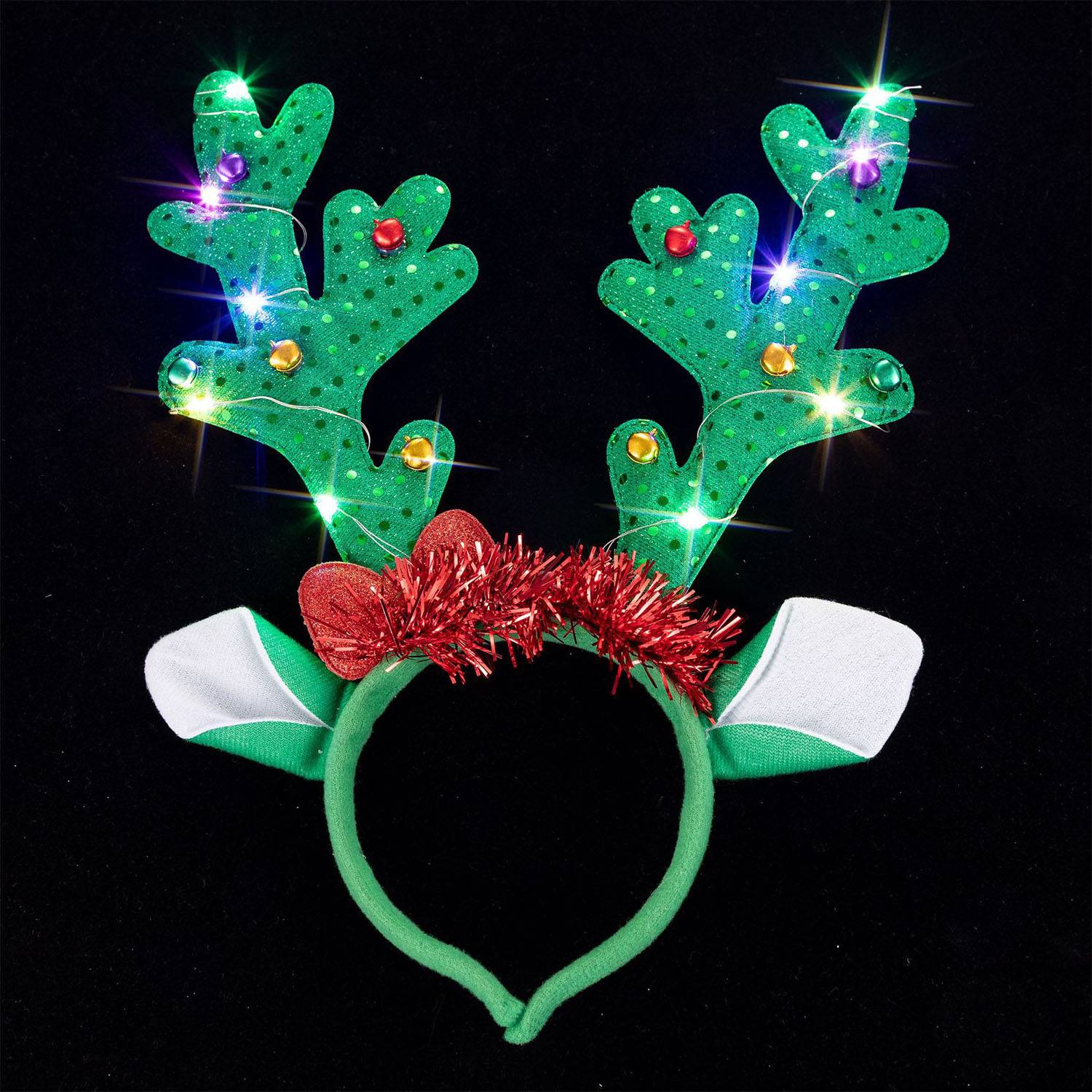 Plastic christmas elk decorations cute headband 6