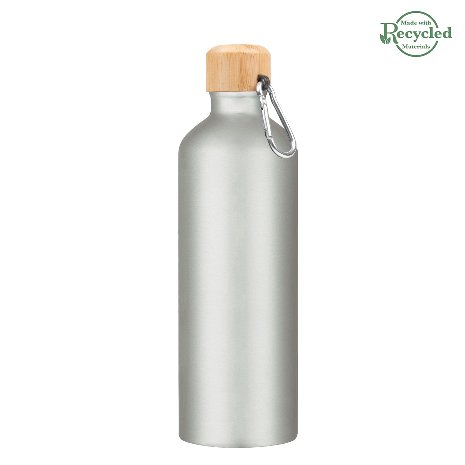 25 Oz. Aluminum Tundra Bike Bottle With Bamboo Lid 10